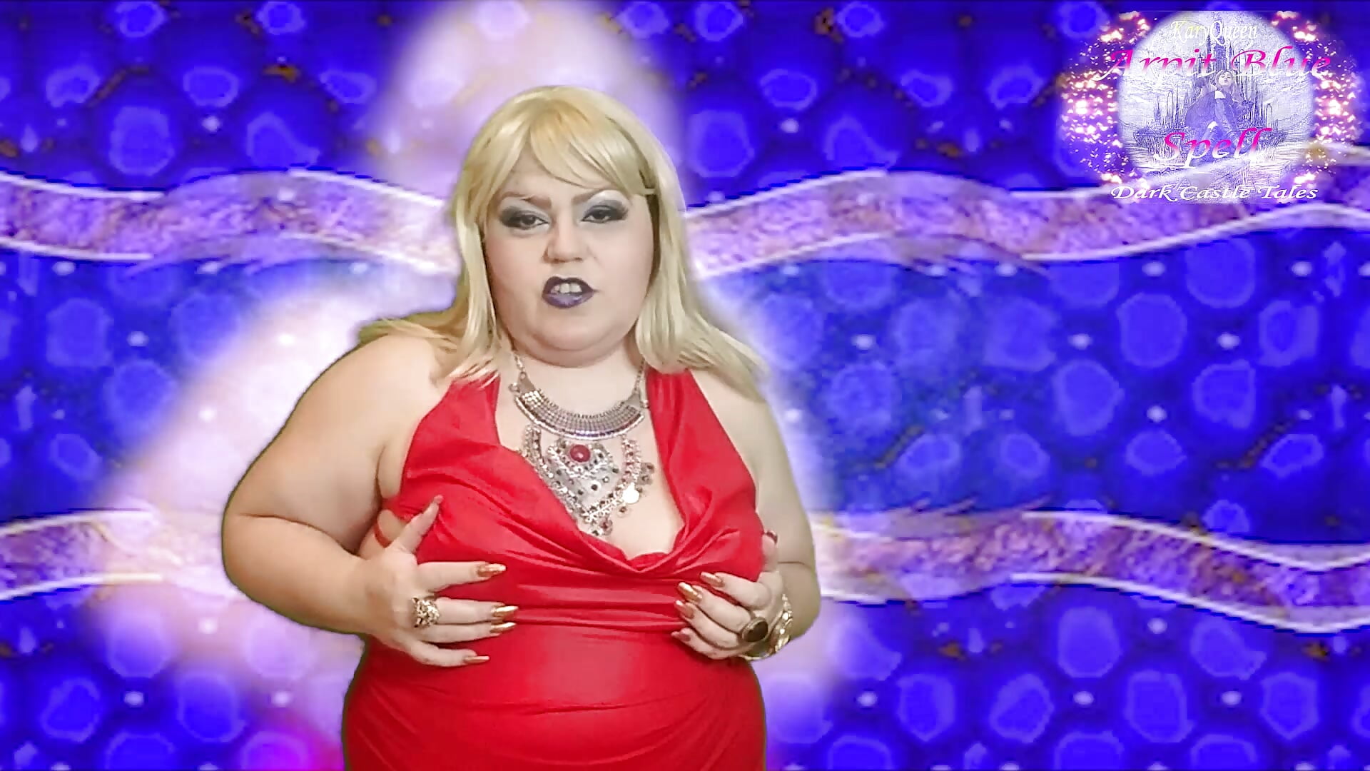 Armpit Blue Spell - video di KaryQueen modella di cam