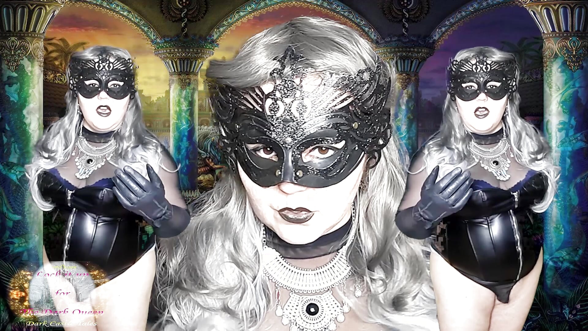 Lock it up for the Dark Queen - video di KaryQueen modella di cam