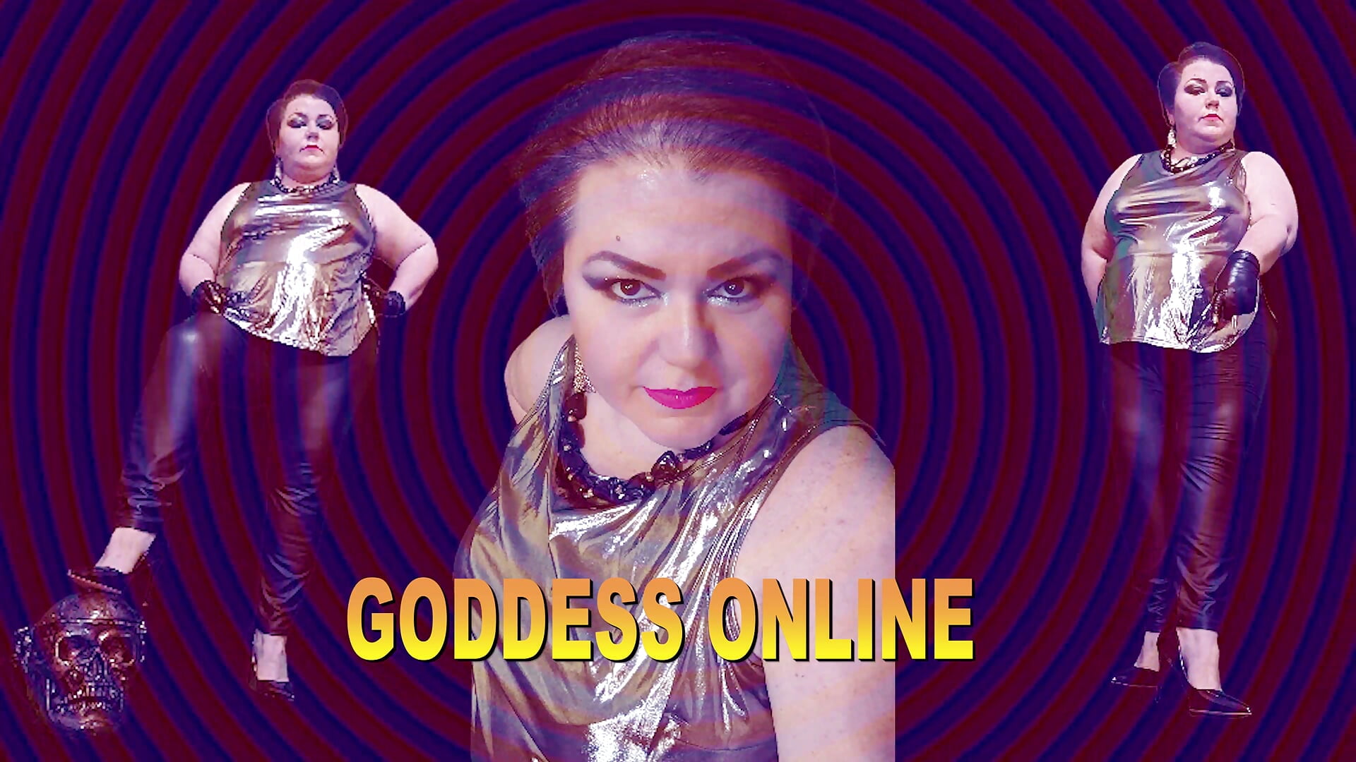 GODDESS ONLINE + spirals shiny - video di KaryQueen modella di cam