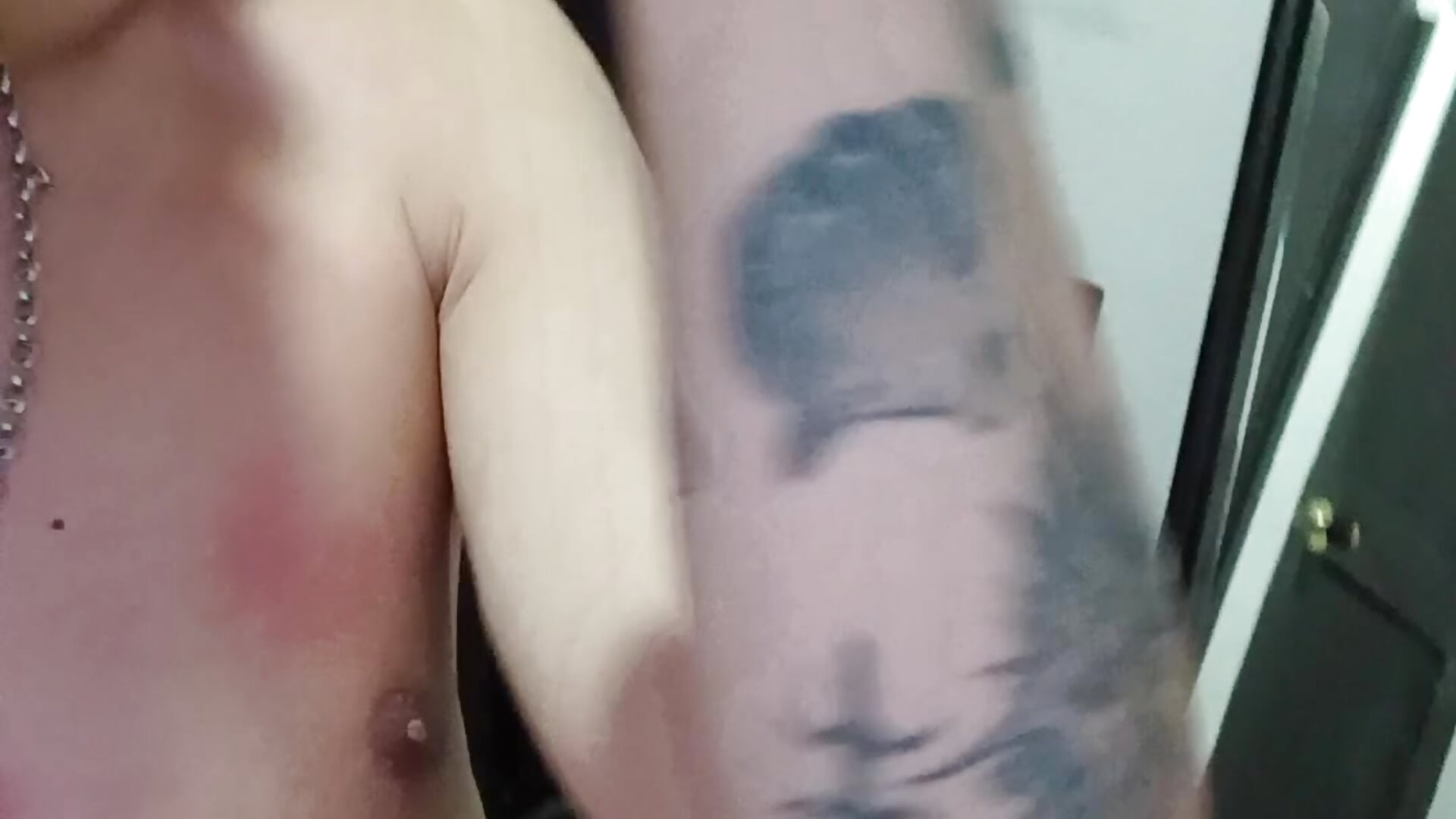 A close-up view of my tattoos