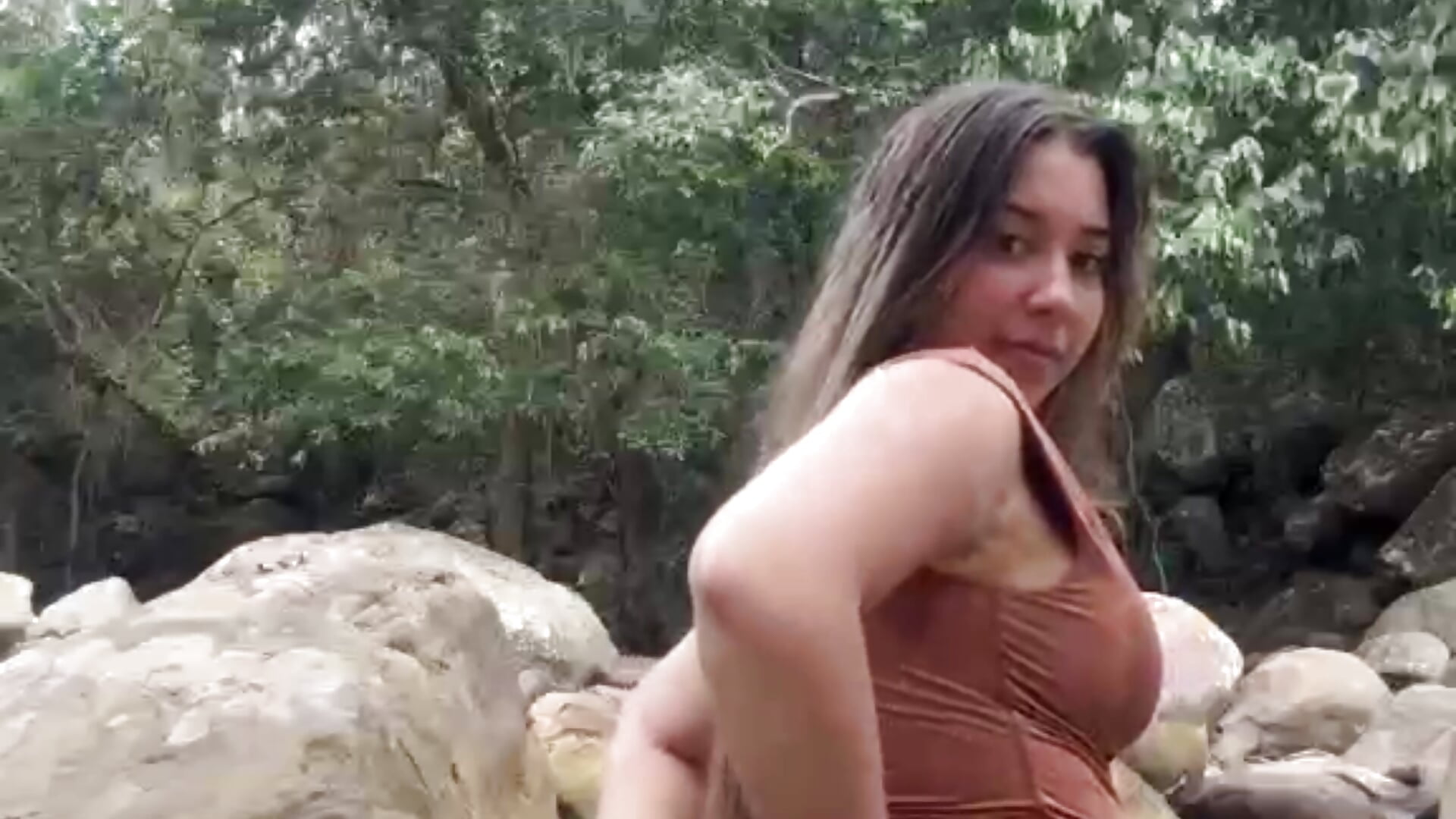 Into the Wild, Where I Feel Free: (undressing, showing my body and touching myself a little for you.