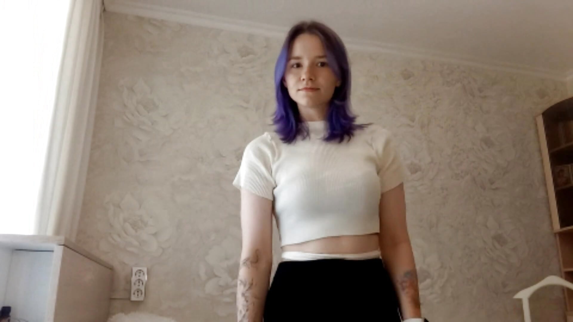 My cute dance - video by AlenaKomar cam model