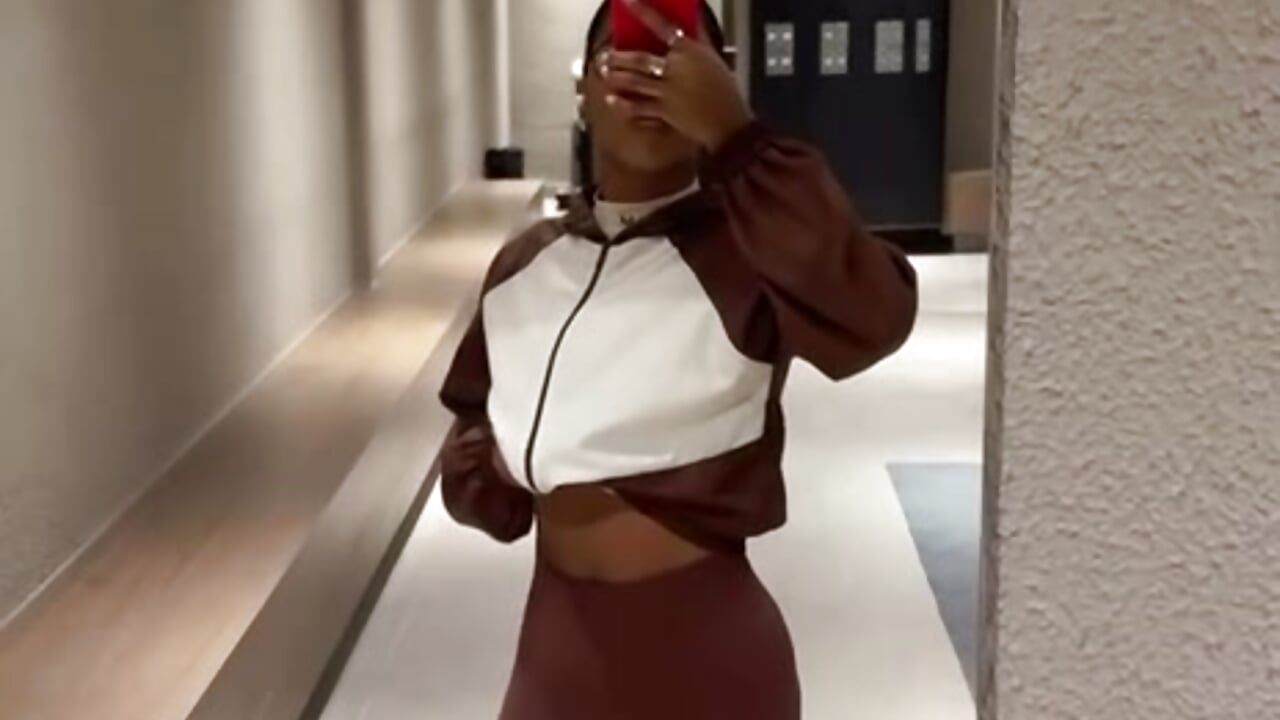 Gym session – video modela na kameri Karen_winslet