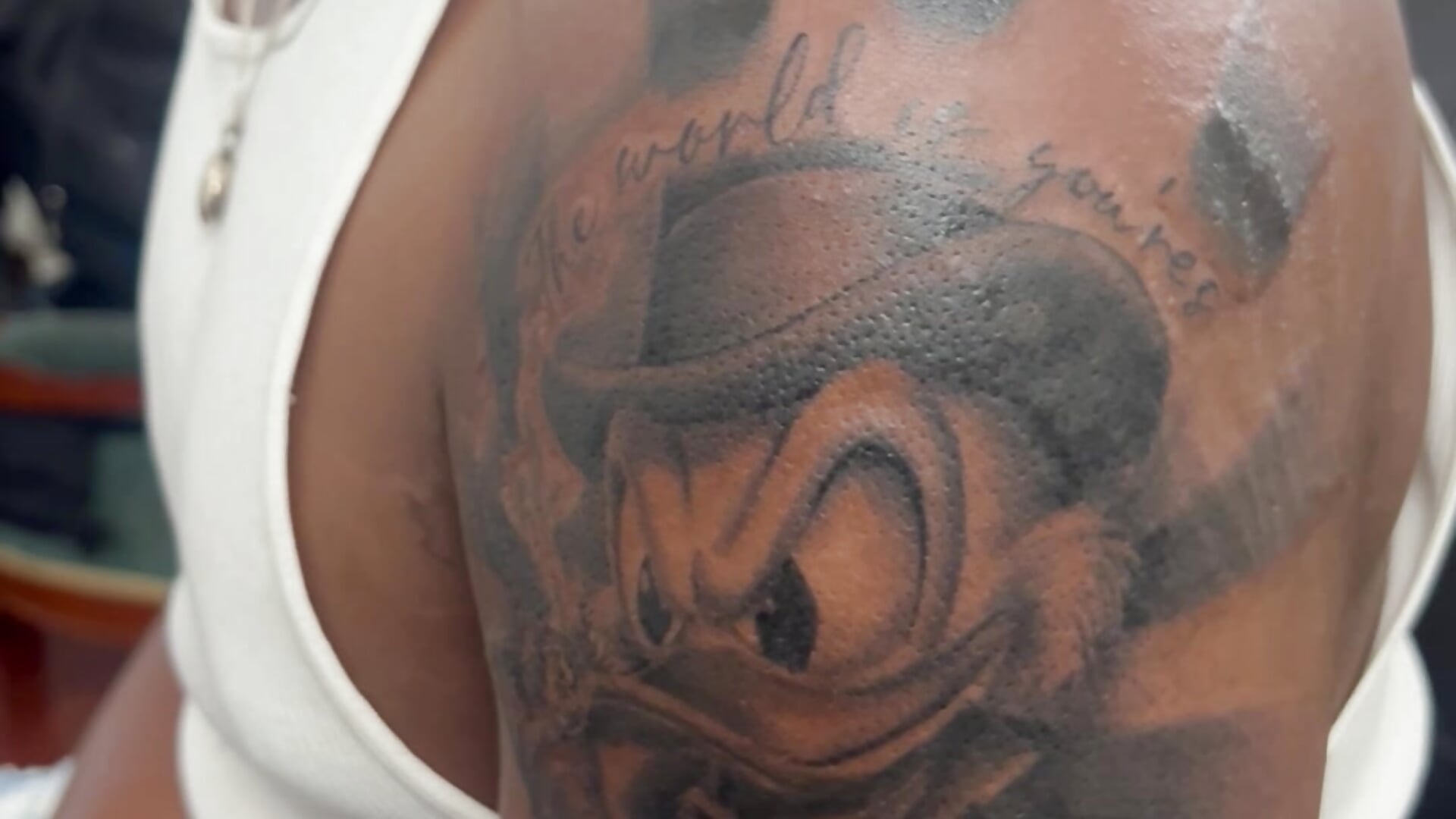 one of my best recently done tattoos - فيديو من Tysonn777_ موديل الكام