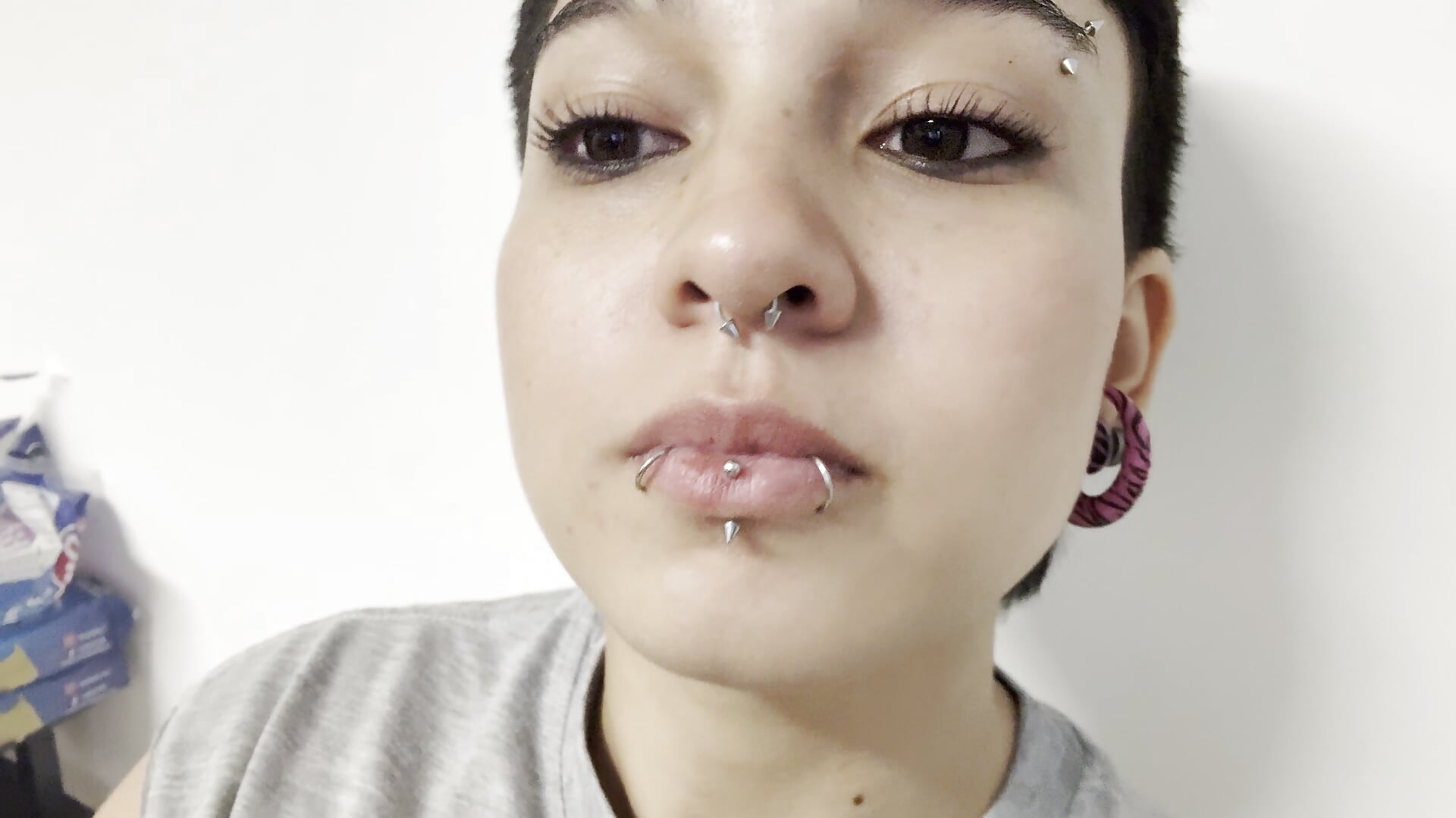 Tour of my piercings - video by Jinxxx16 cam model