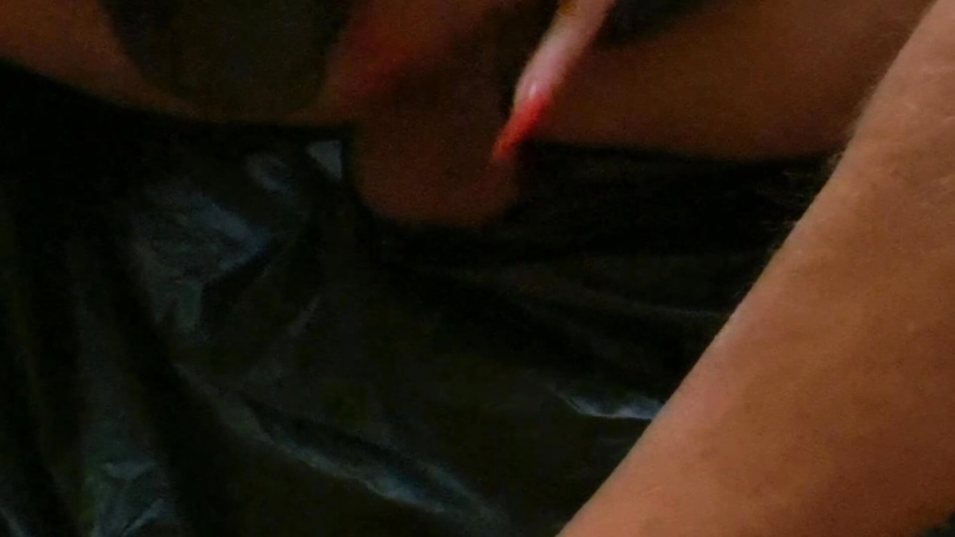Cum on leg