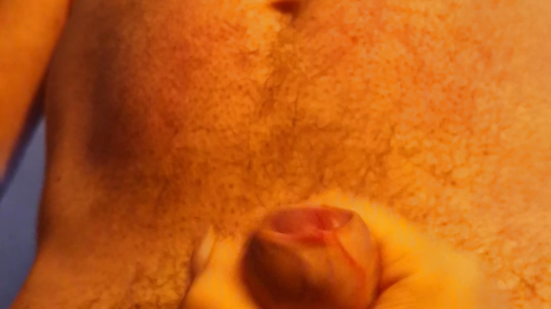 Finishing by hand all over me