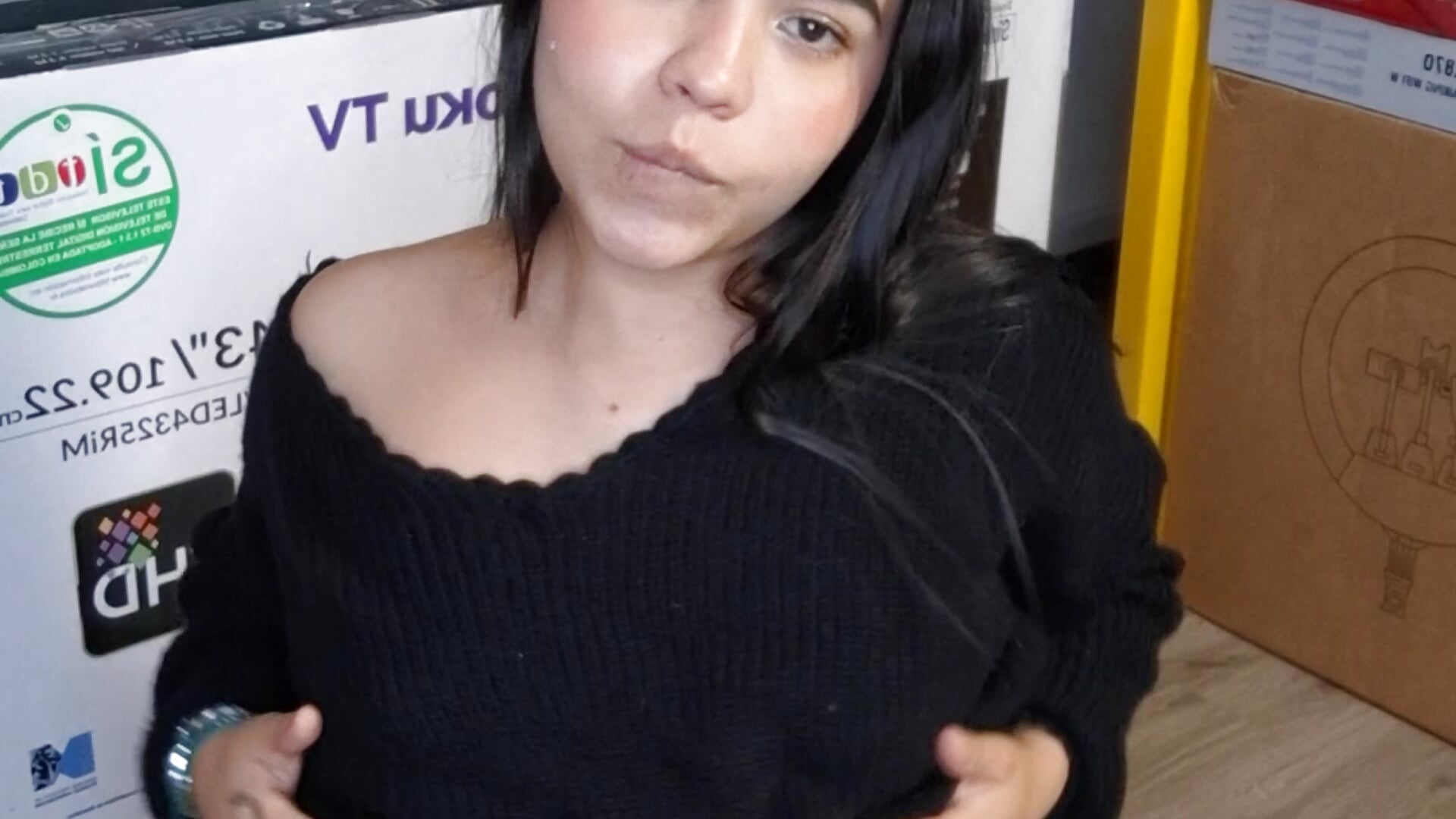 VERY SEXY🖤 – video od webkamerové modelky Ambarina