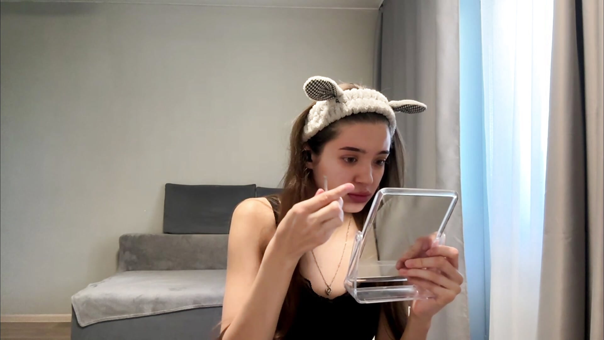 morning routine – video modela na kameri NicolleBarreto
