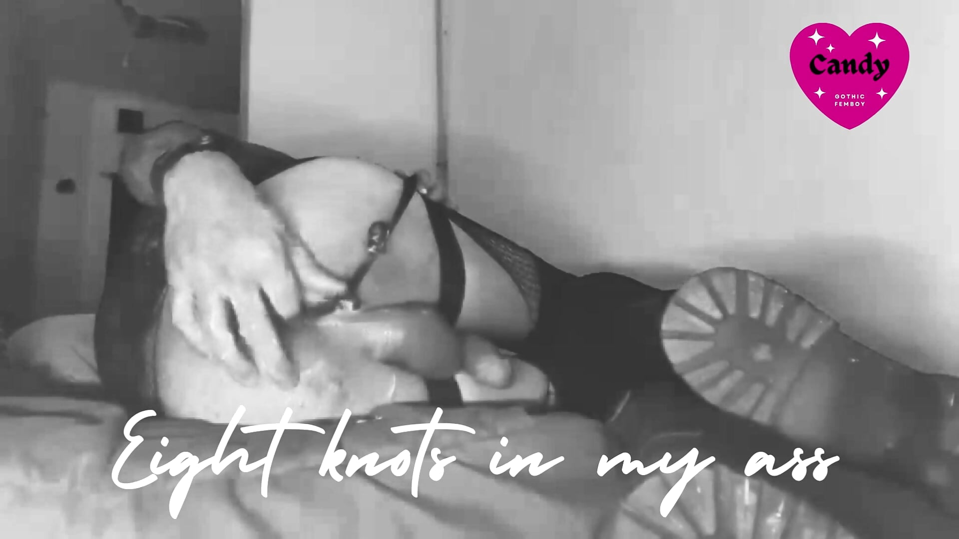 Eight knots inside me – video af CANDY_Goth_ cam-model