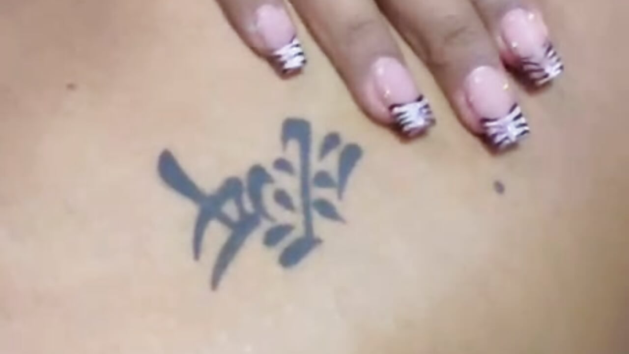my tattoos🌸 - video oleh model kamera meggan_07