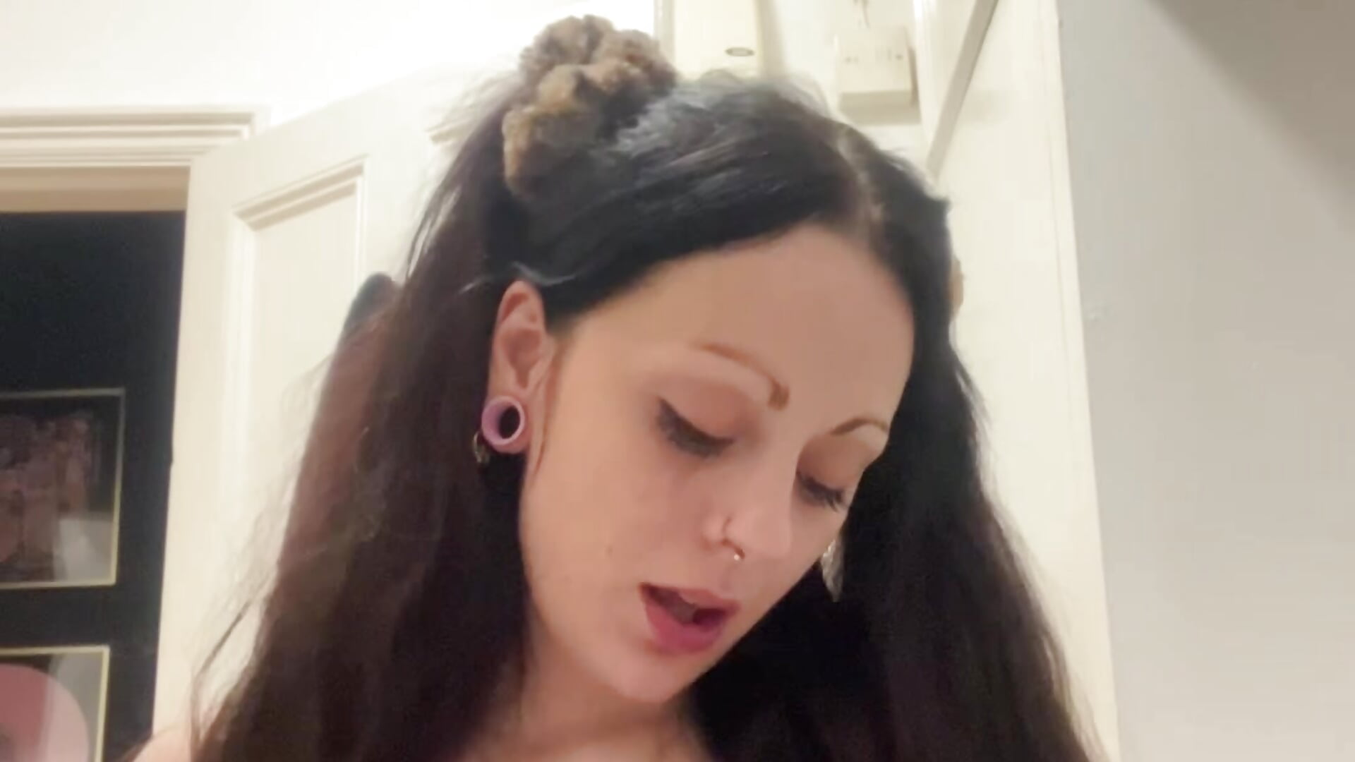 Spanking my ass and fucking it in my black fishnets #Bdsm #British #Tattoos #Fetish