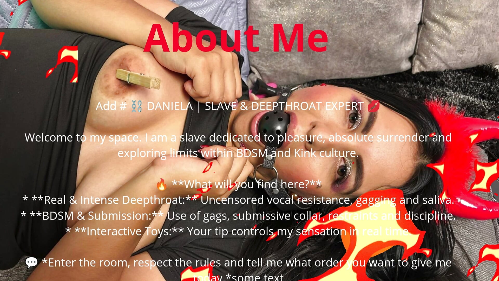 ABOUT ME - video by Danideluxe cam model