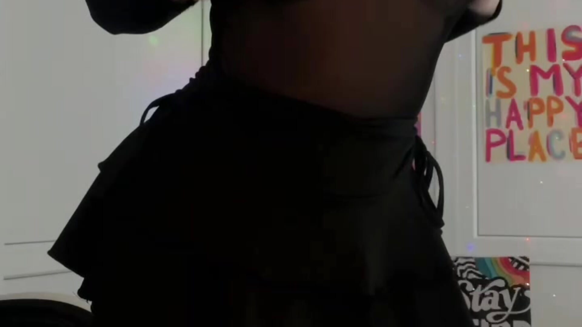 sexy black - vídeo de FoxFlame modelo de câmara