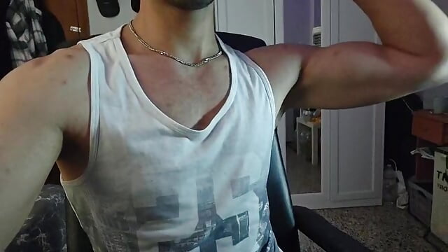 Posing - video av NoFaceMale cam model
