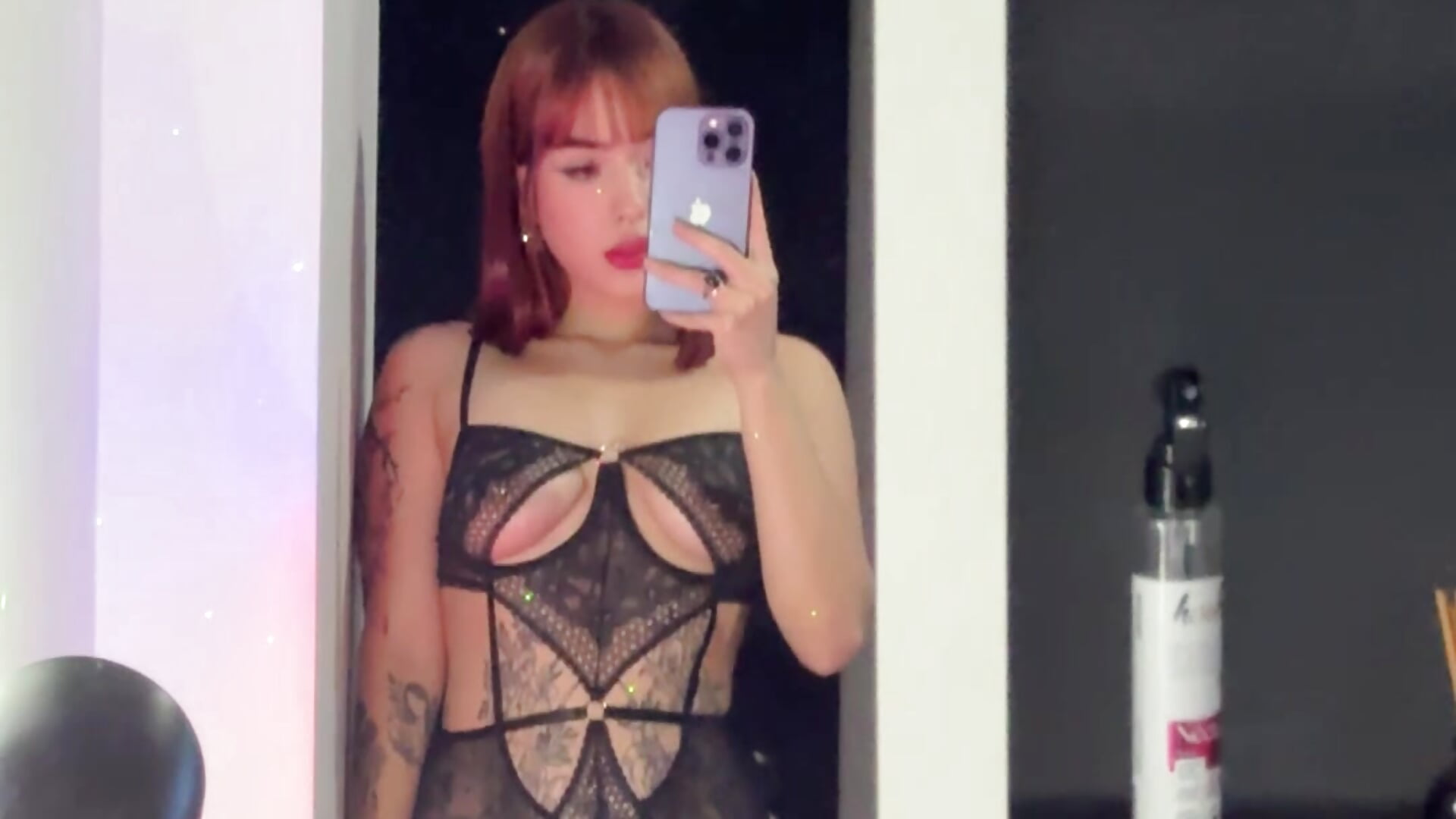 BLACK LINGERIE 🖤 – video af Angel_Noir_ cam-model