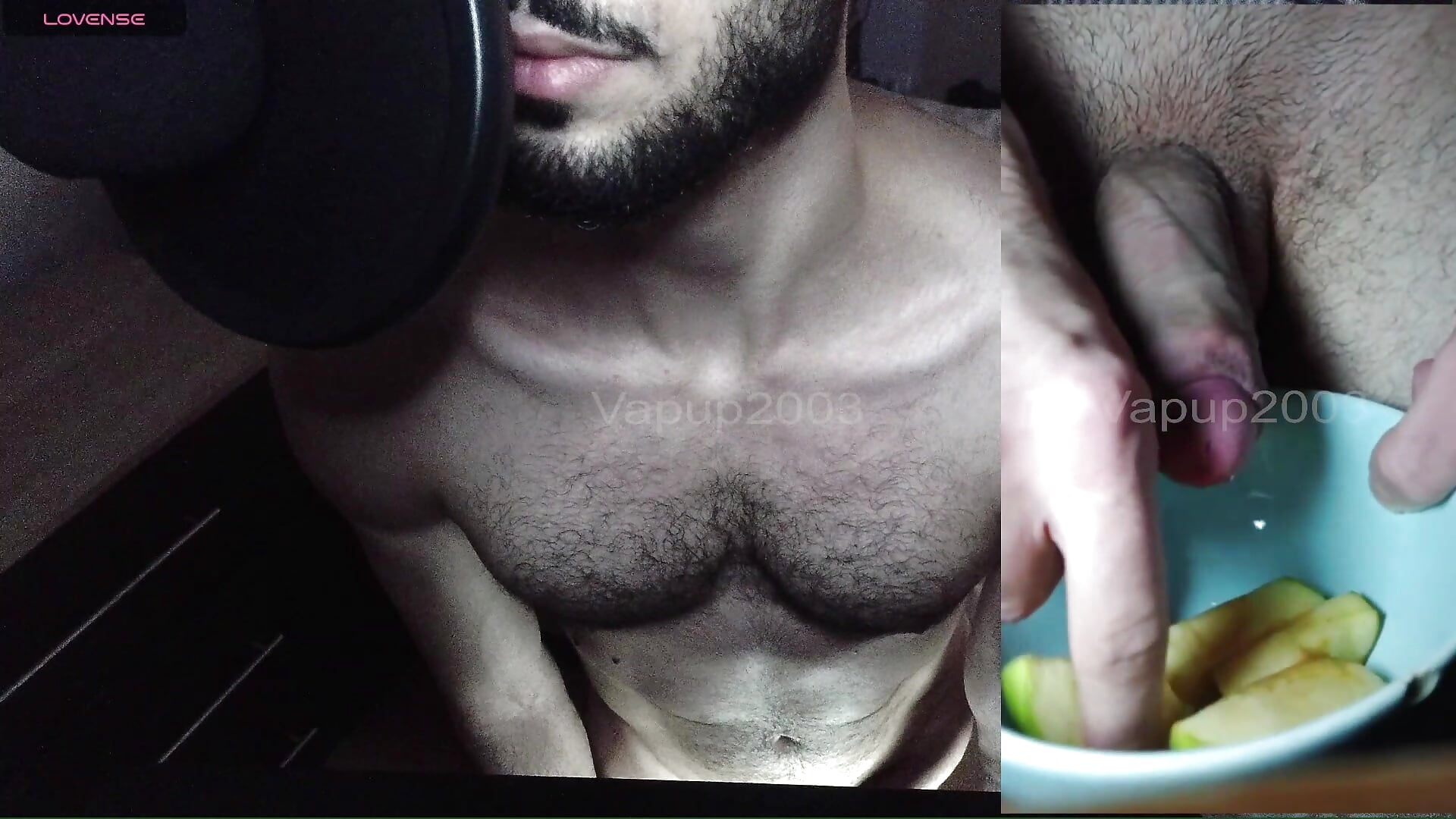 ASMR  Cum on Food, Foreskin Play
