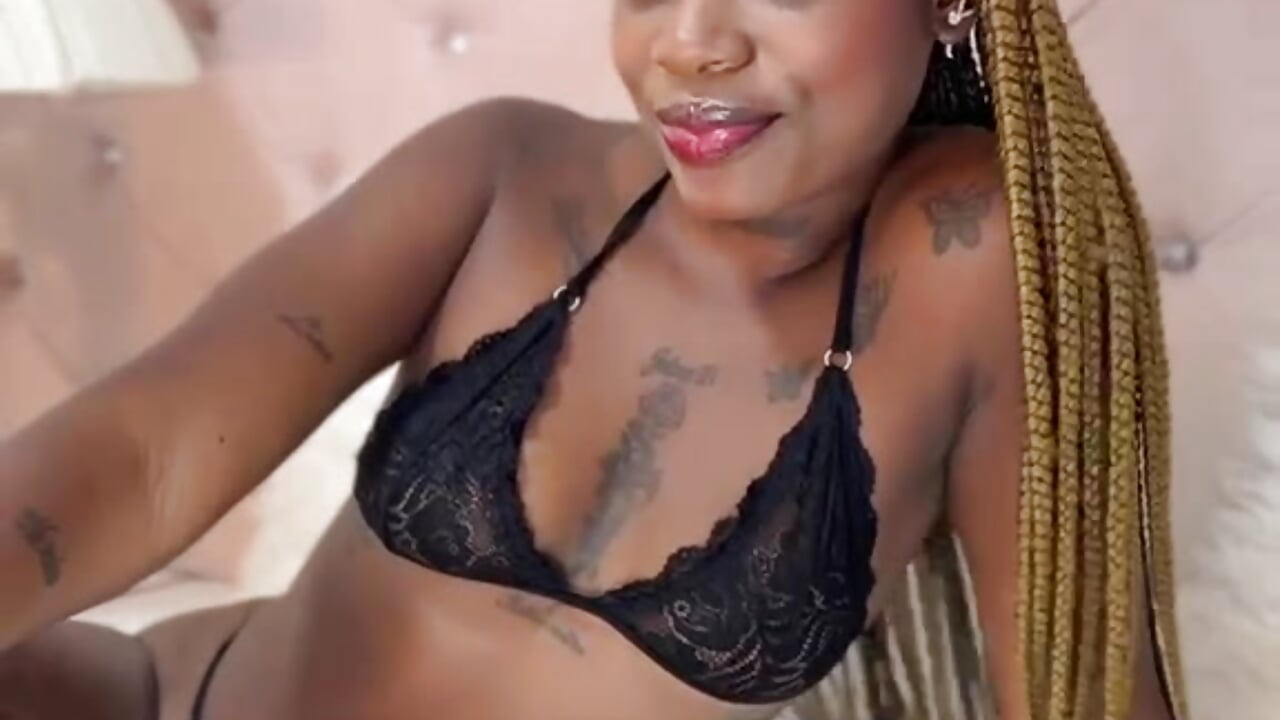 Ebony queen - vídeo de MaliaJackson modelo de câmara