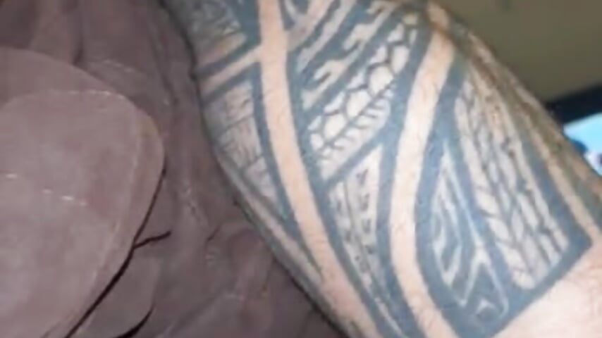 Leaving’s kisses on my tattoos
