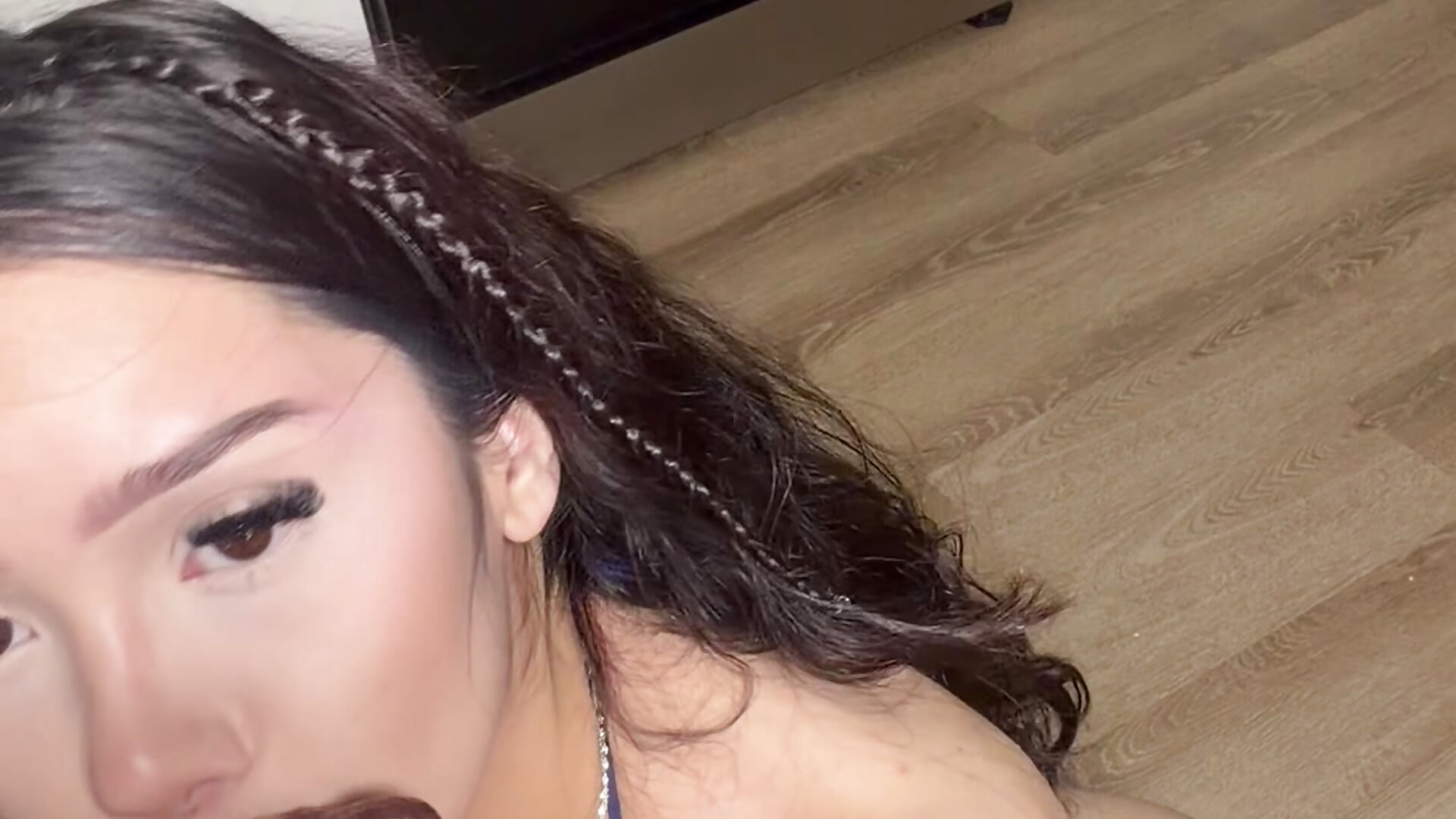 FUCK MY THROAT DADDY!!! SUPER SLOPPY THROAT ON BBC IN KITCHEN!!! 2 MINUTES OF ME SUCKING DICK!!!!💦