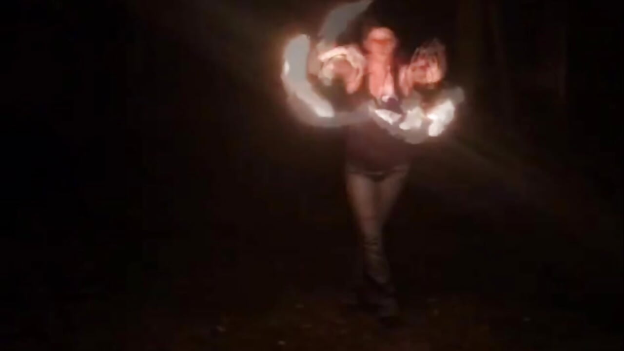 Late nite Fire spin♡ - video by Violet-DellaNuit