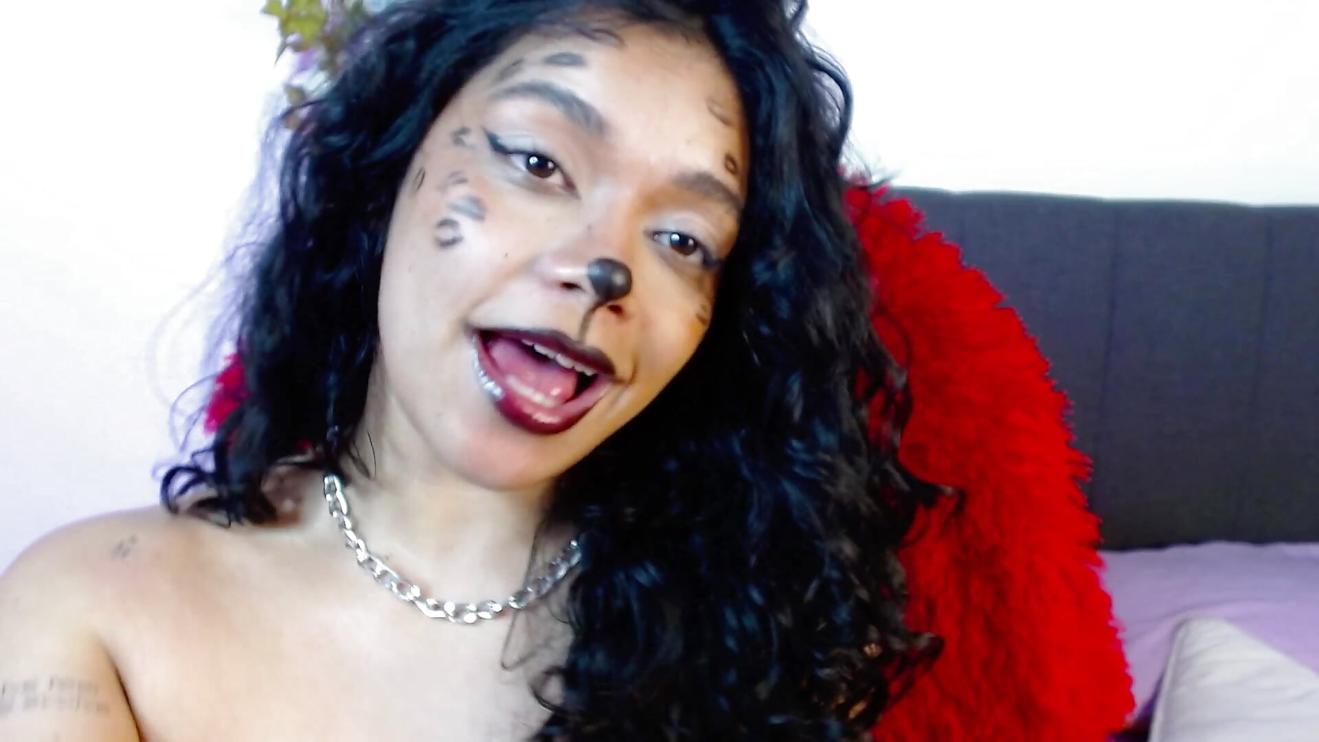 Halloween - vídeo de la modelo de cam Messy_jules