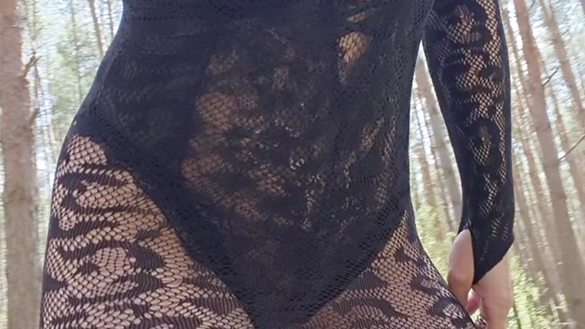 Netzkleid und Spitzenbody - vídeo de linaluxee modelo de câmara
