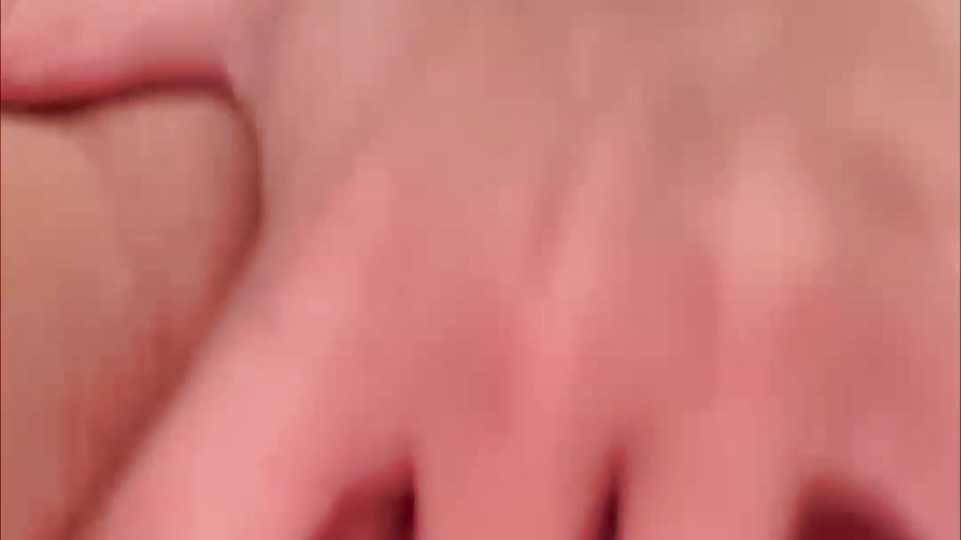 Close-up of my fingers inside my pussy