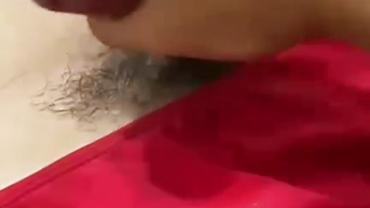 CUM TO MY PANTY RED