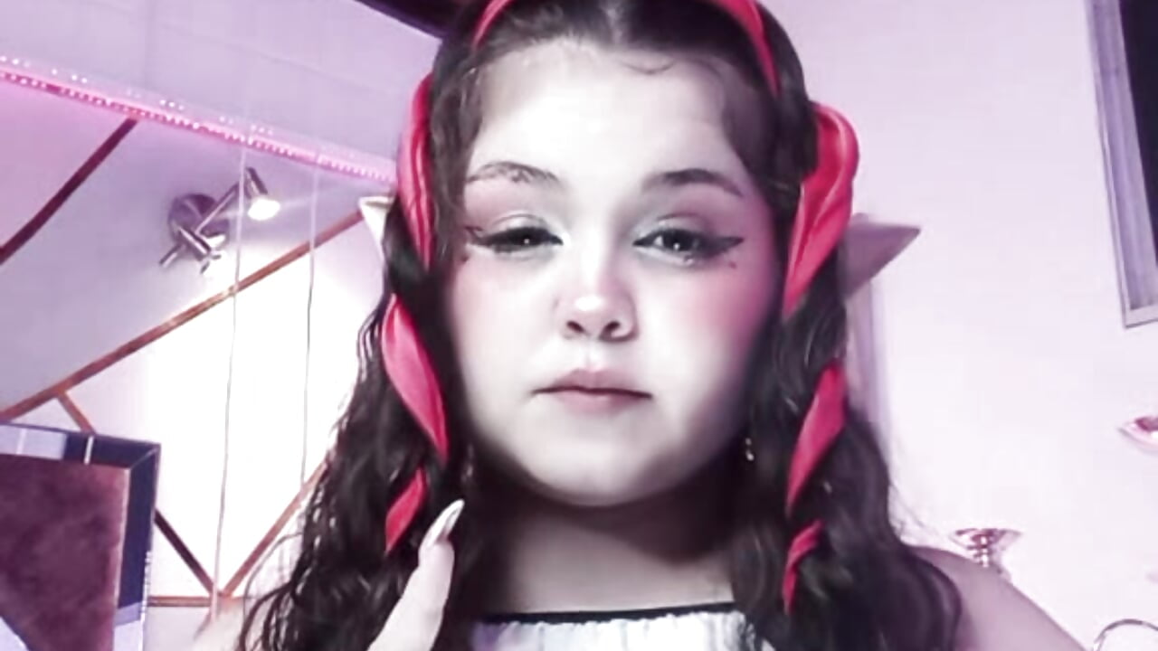 Shyly cute