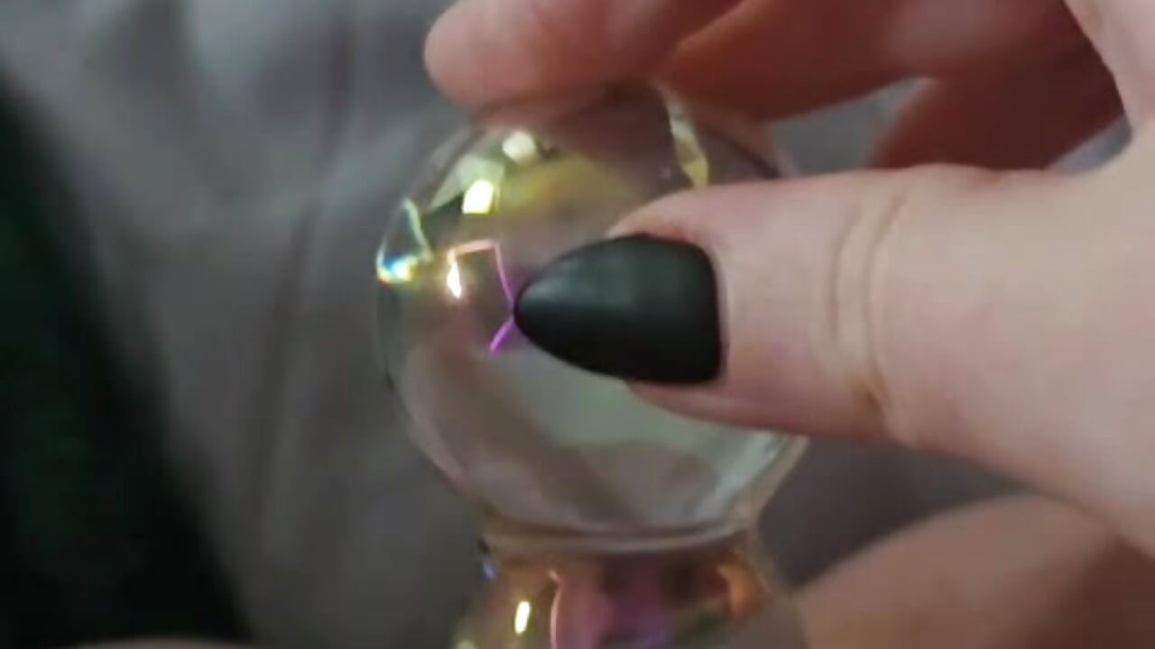 Glass Dildo fun - rauncyroxie 캠 모델의 동영상