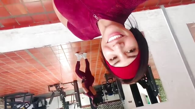 gym girl – video od webkamerové modelky Gaby2725