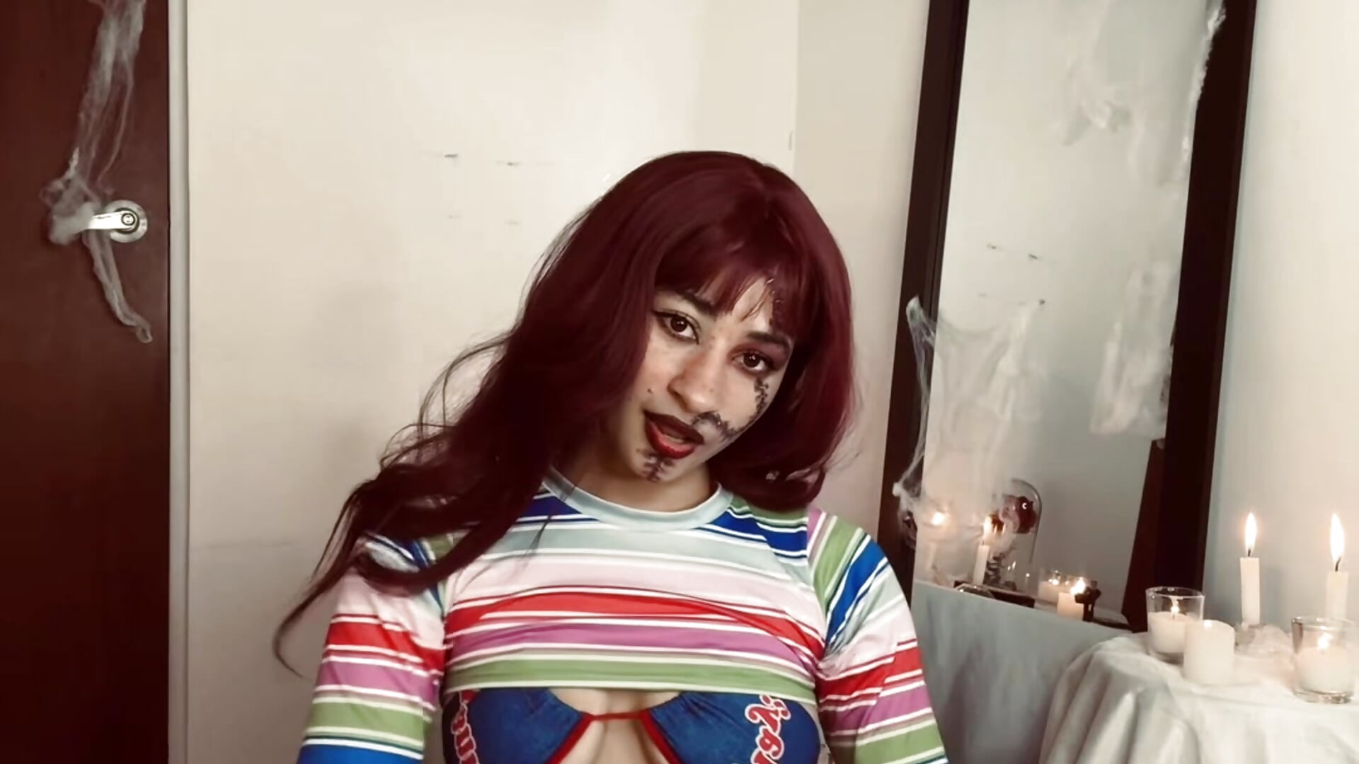 You'll get a fright, you bad girl. - clip cu Milah_secret model videochat