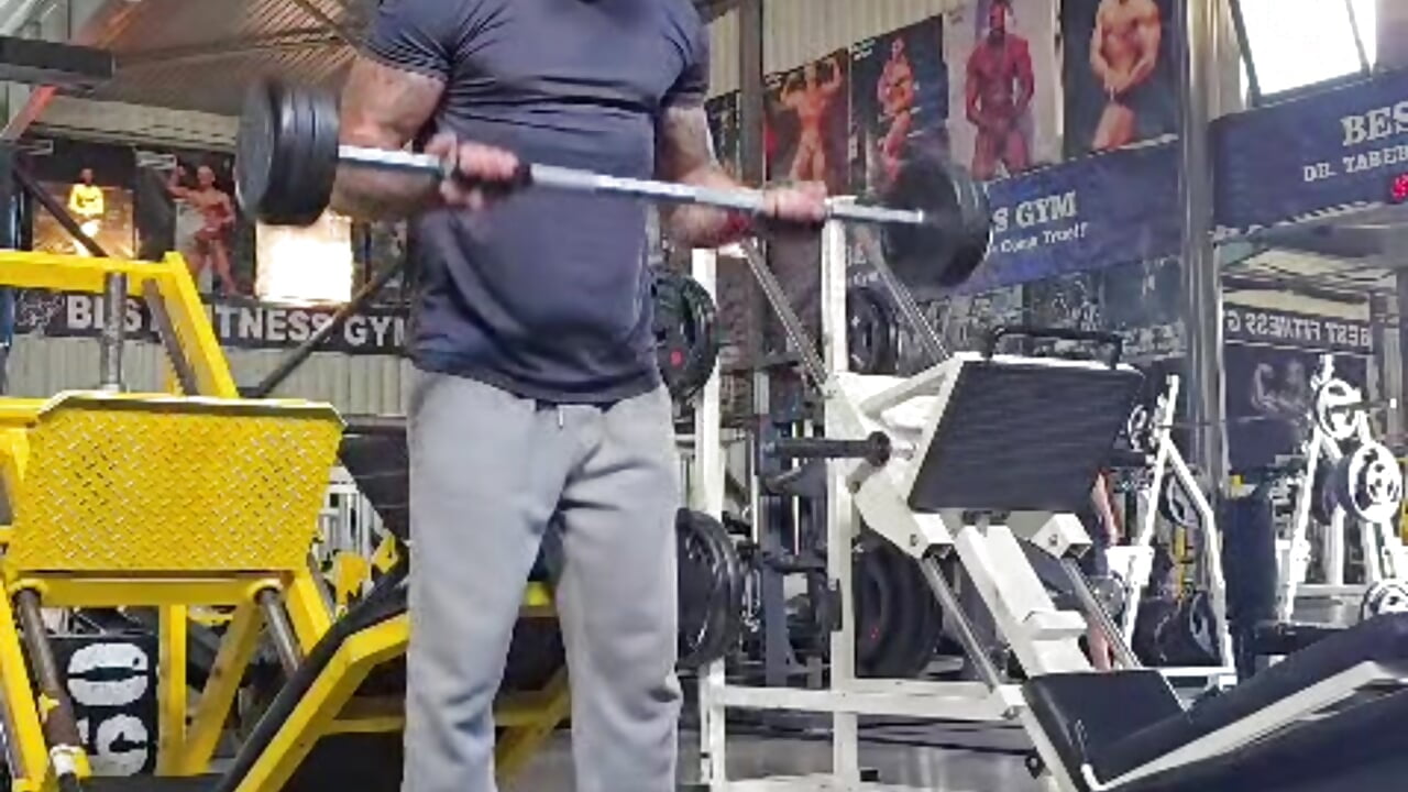 Some biceps training