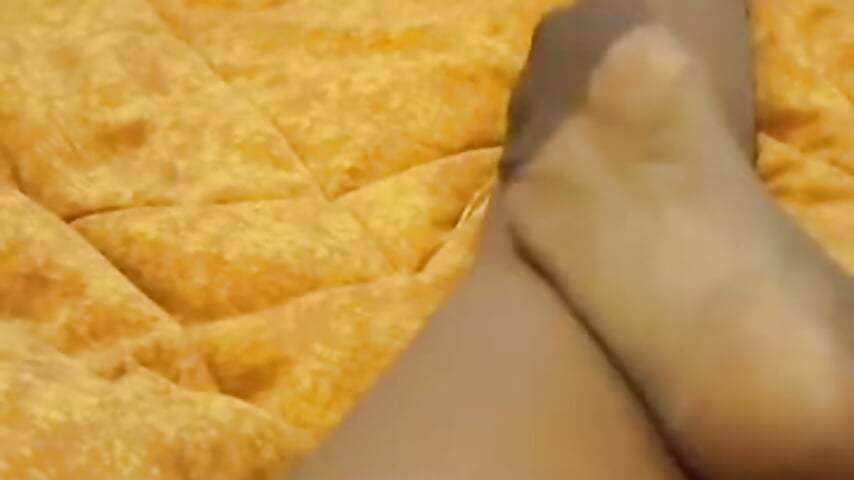 My feet in pantyhose