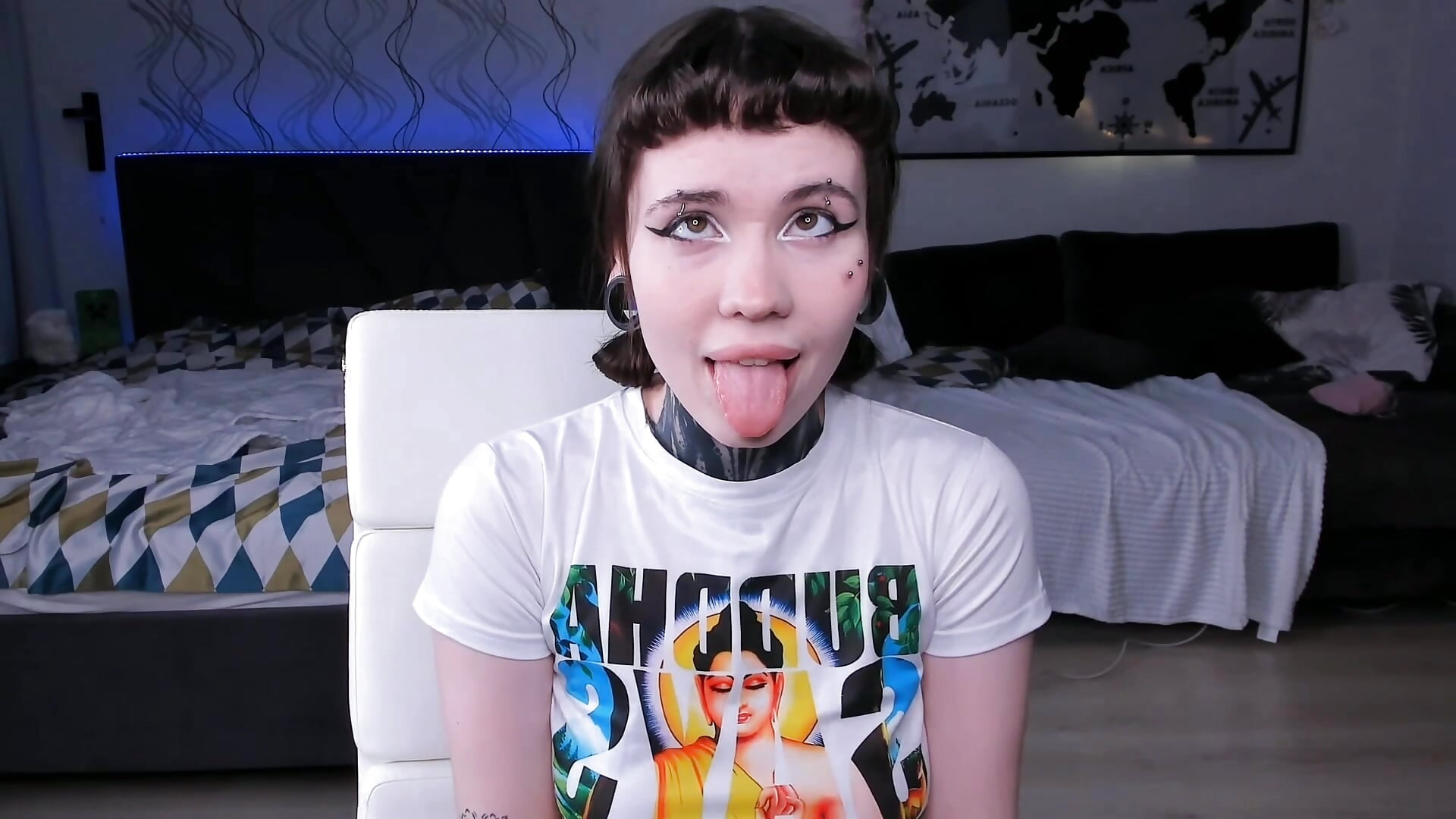 u asked for this face ;) (ahegao edition) — filmik Layla_Lotus, modela(-lki) na kamerkach