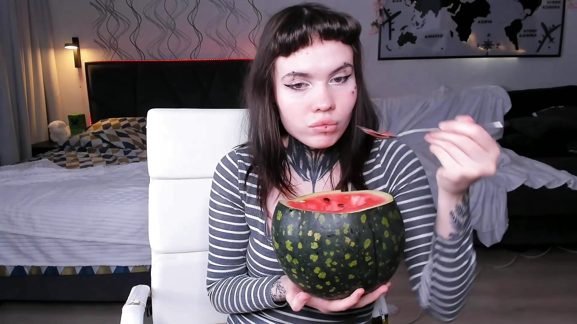 just me + my watermelon (ASMR)