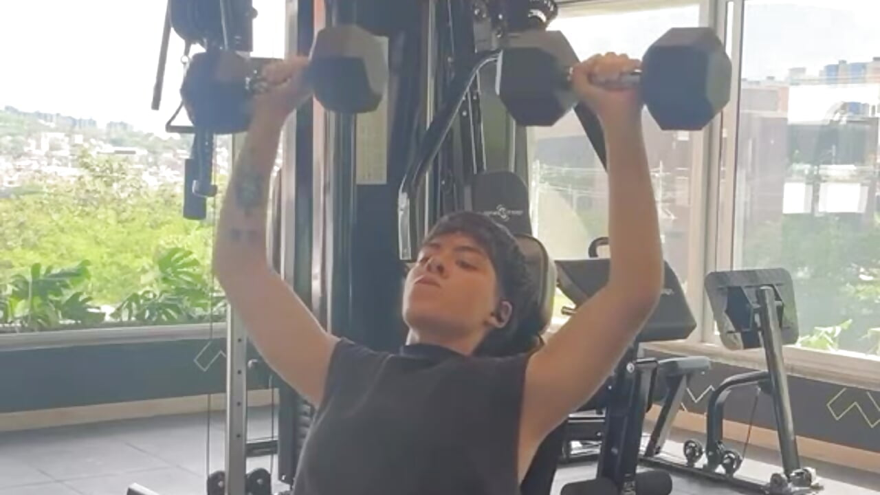 In the GYM - βίντεο μοντέλου Cristopher_black
