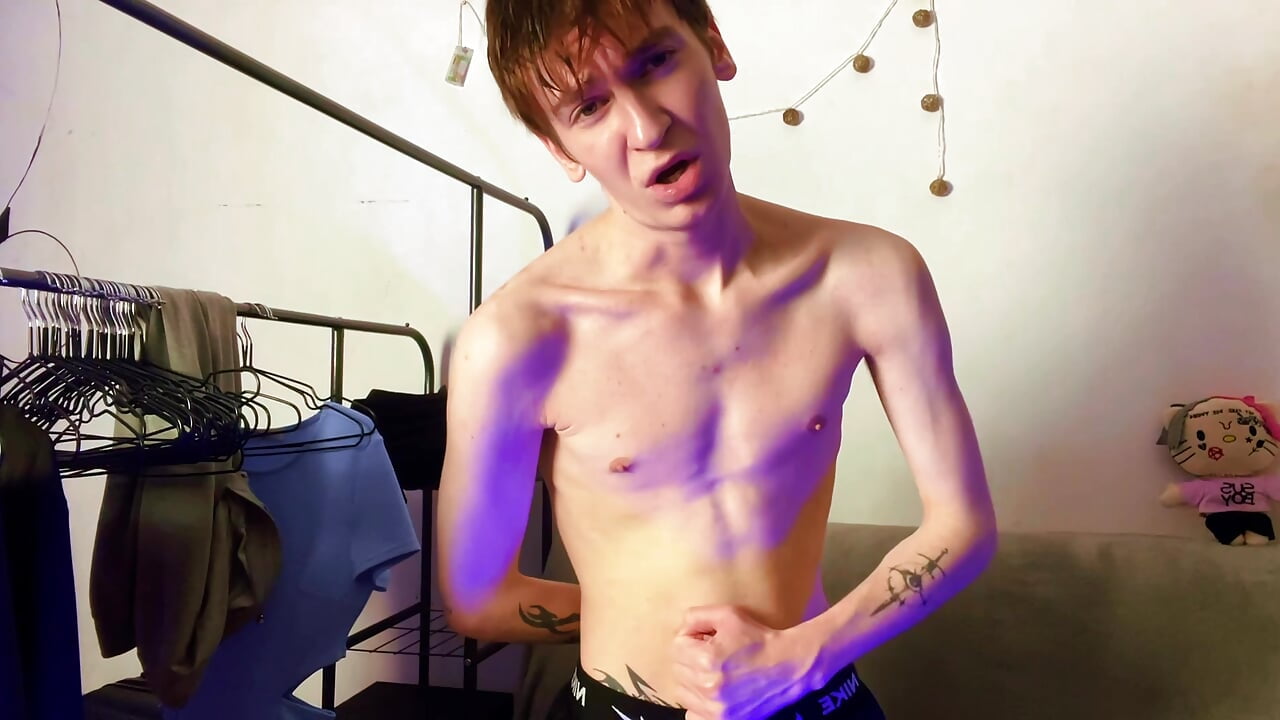 Abs&EyeContact&Moans - clip cu NateAfterDark model videochat