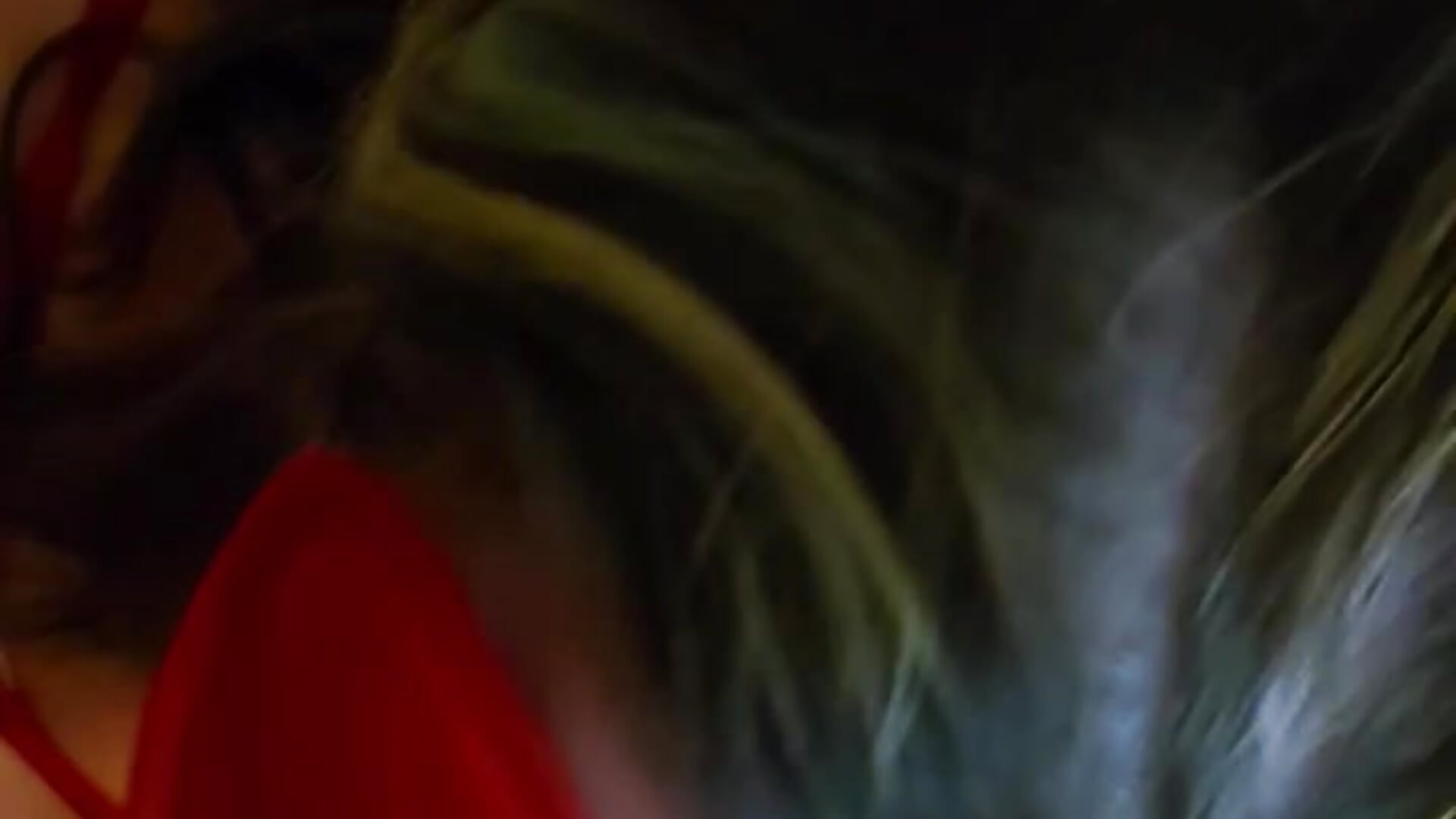Blindfolded blowjob