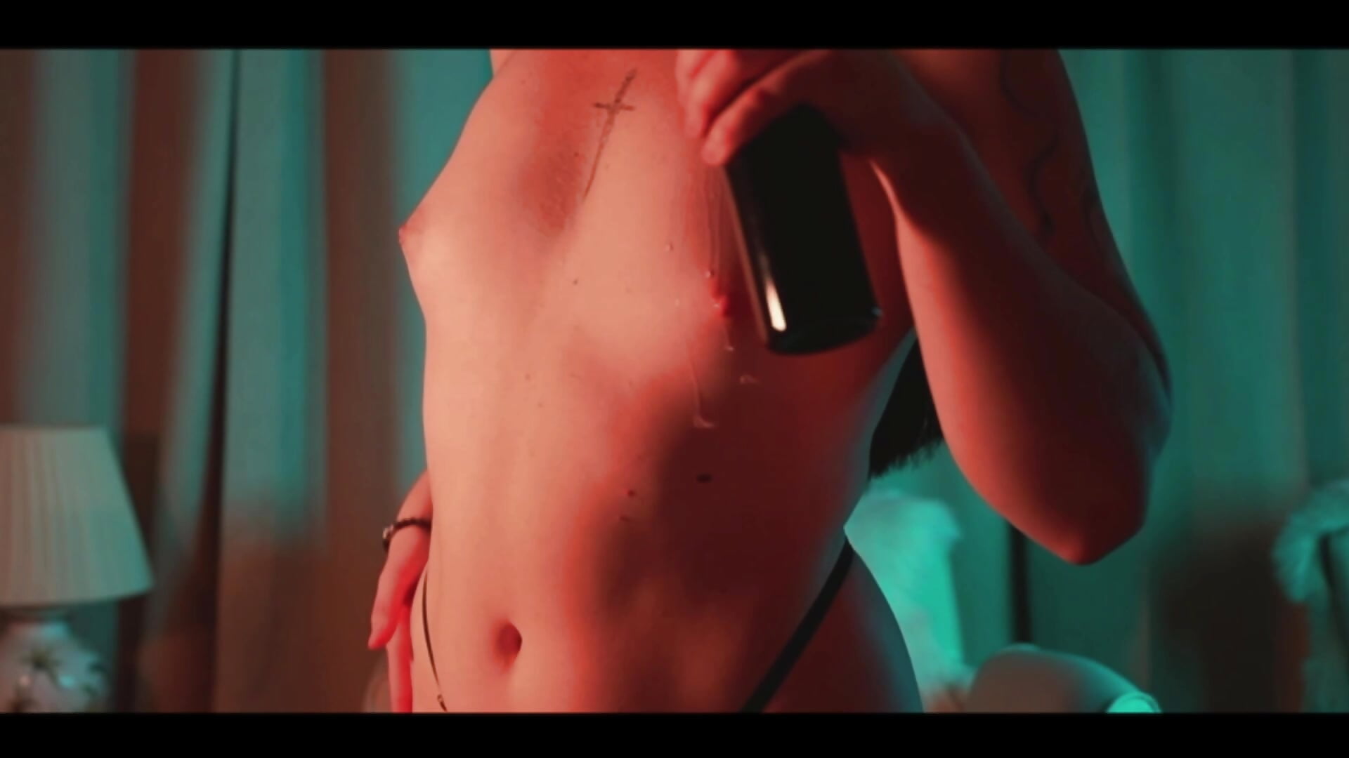 Wet play in red light