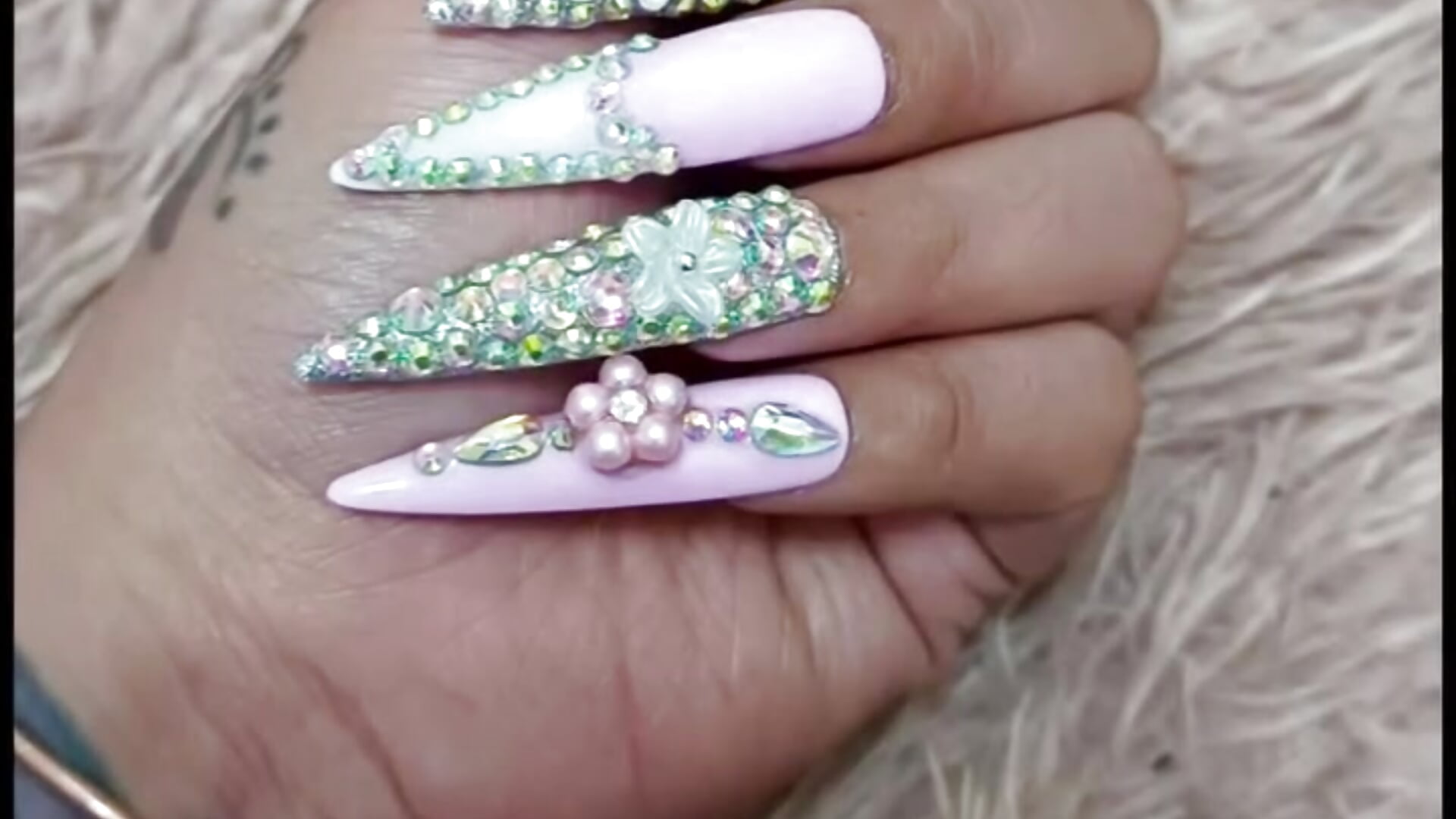 My long nails - video by OliviaSexGoddessTS cam model