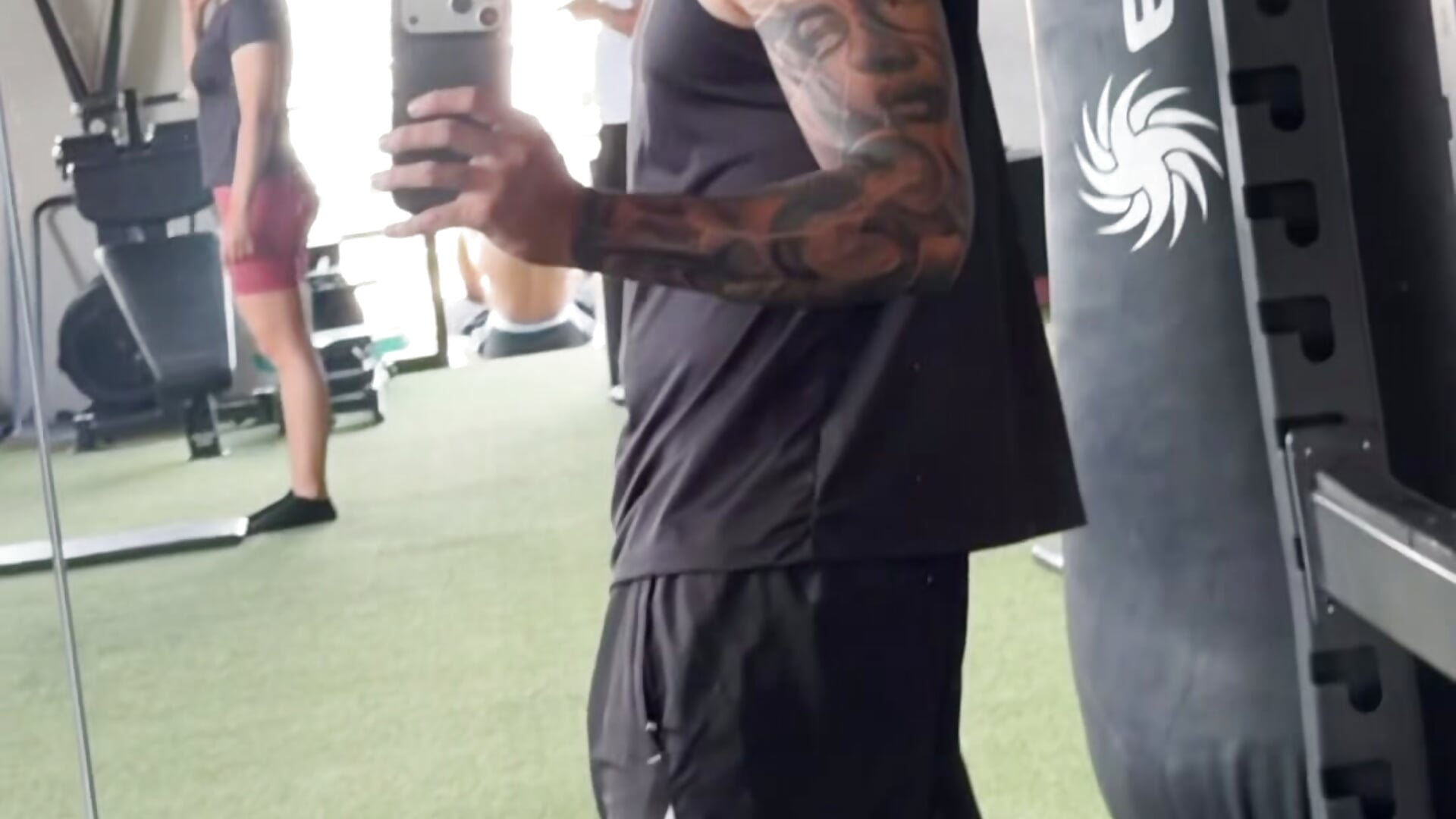 samu in the gym