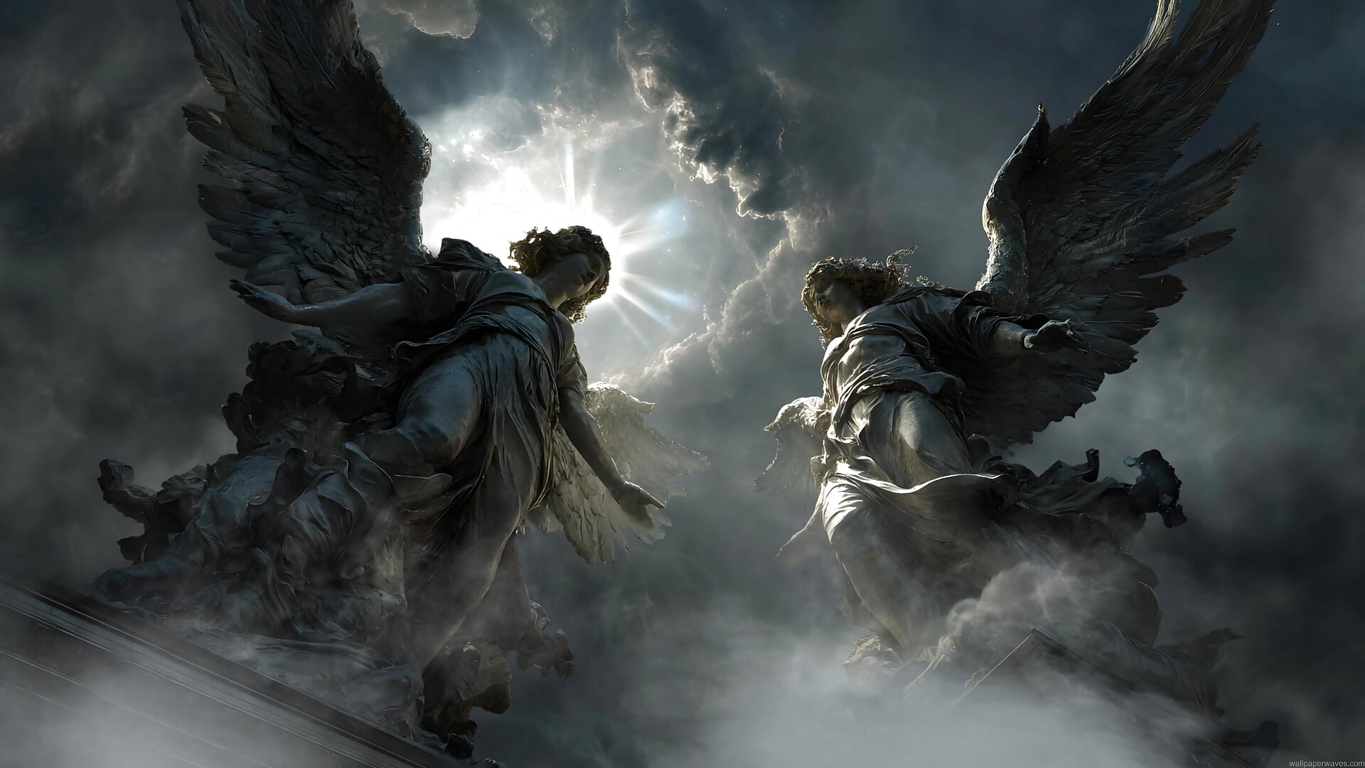 angels-beneath-the-divine-light-wallpaperwaves-com - video oleh Selena_Costa kamera model