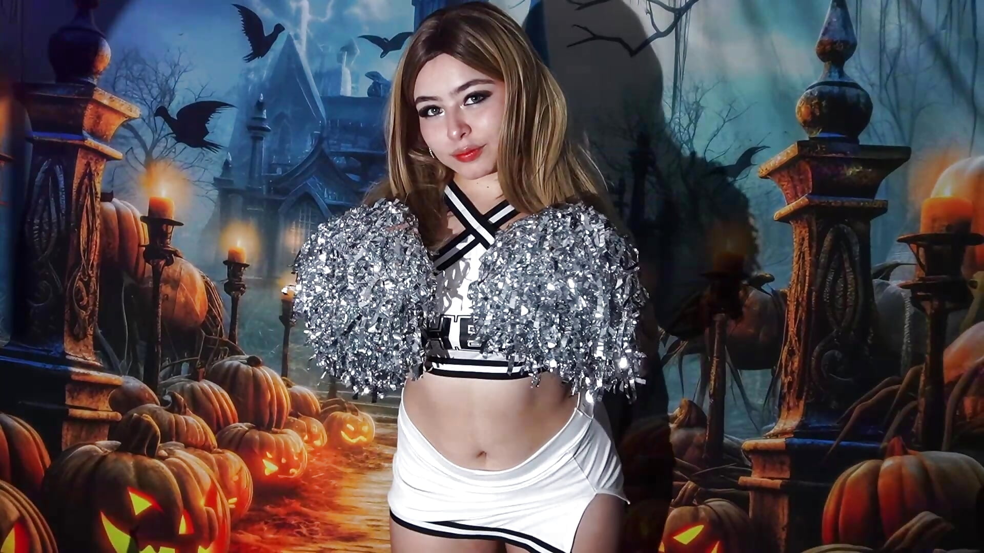 cheerleader on Halloween🎃 – video af Mia_Celeste8