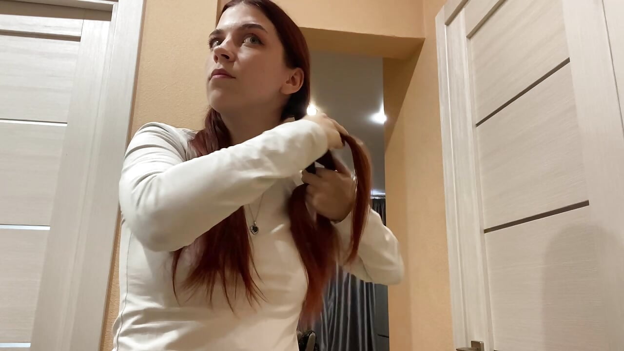 braiding my hair