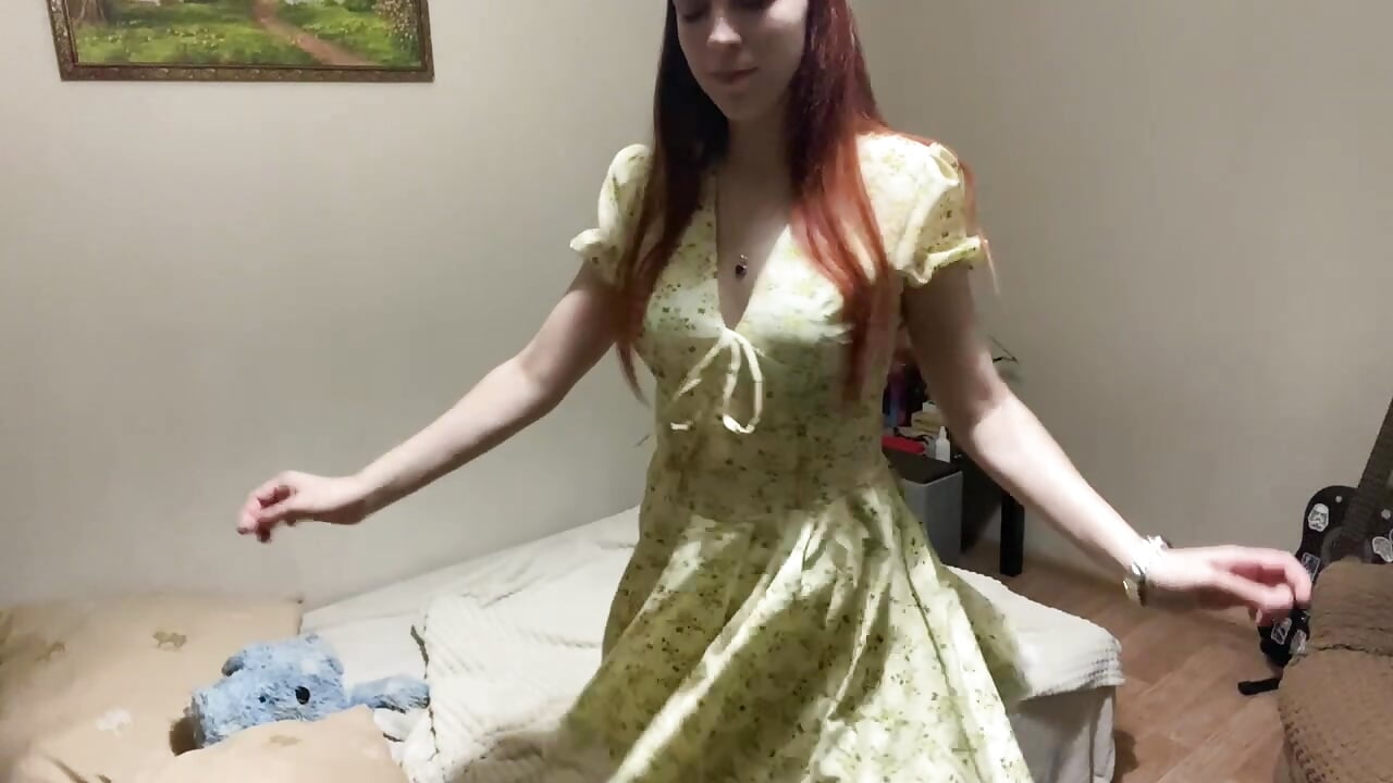 showing off my new dress