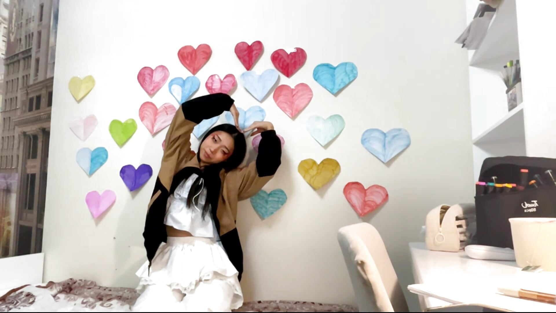 my wall of hearts❤️