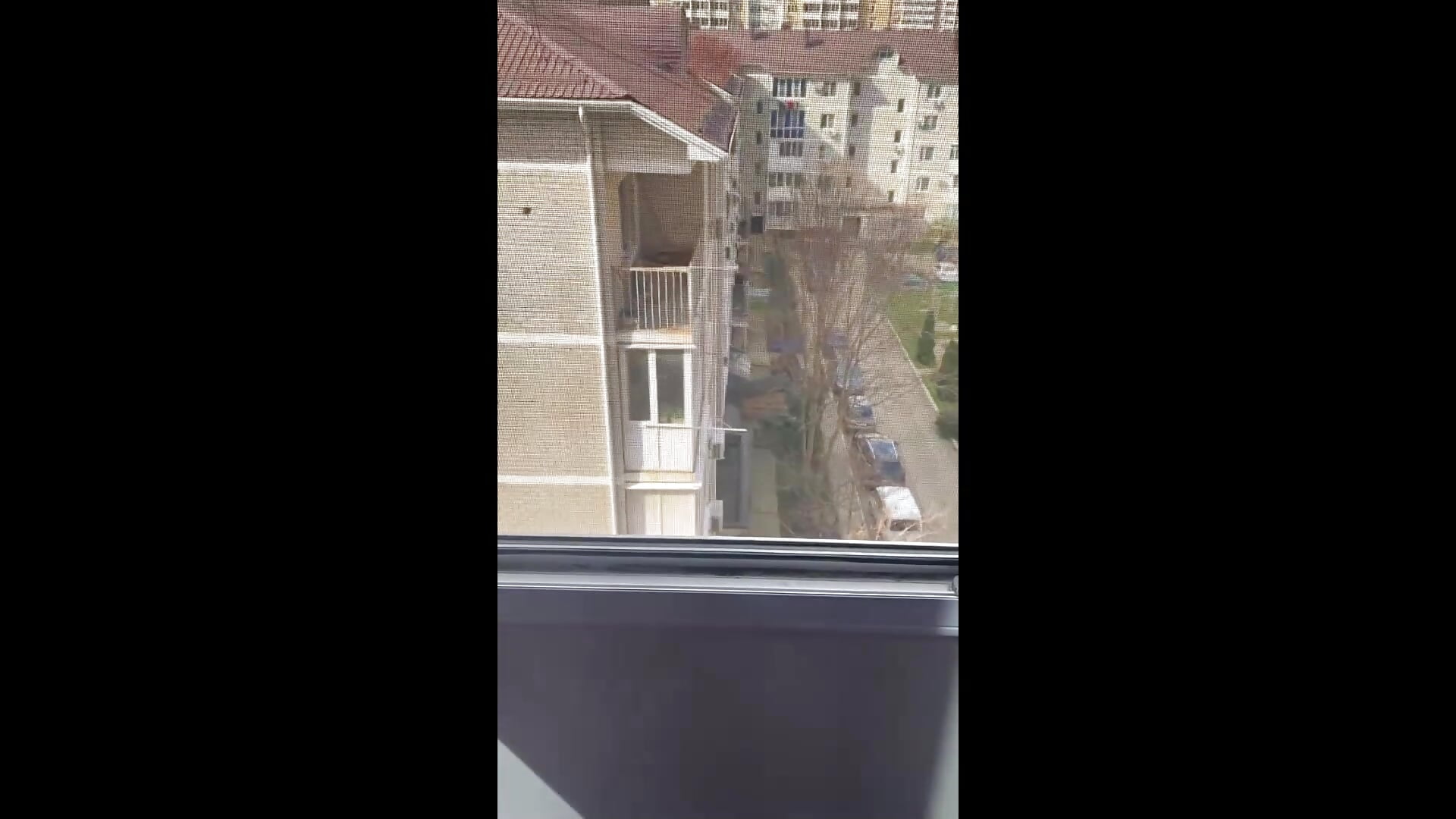(Promo) I suck his dick on the balcony, I hope the neighbors were watching me
