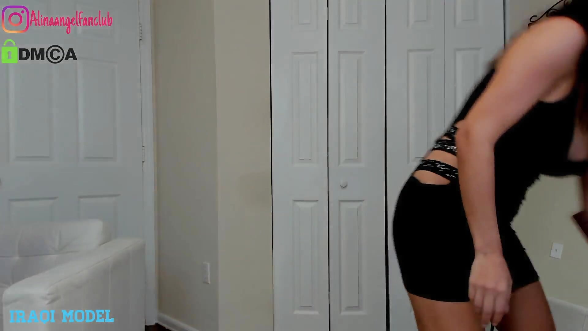 رقص و دلع - Happily Dancing - video by Alinaangel cam model